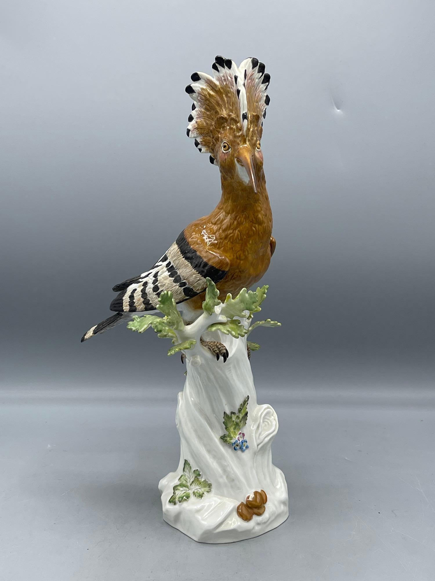 Meissen Hoopoe Bird Figurine (1 of 6)