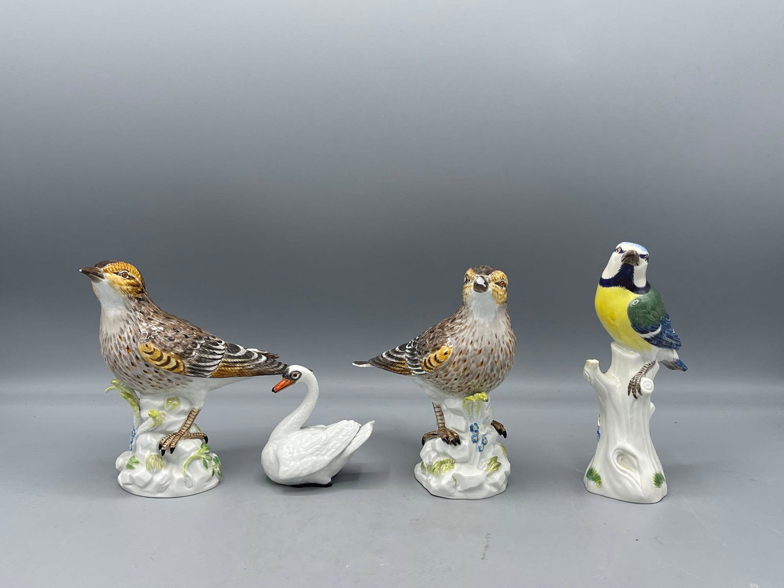 Four Meissen Porcelain Birds (1 of 16)