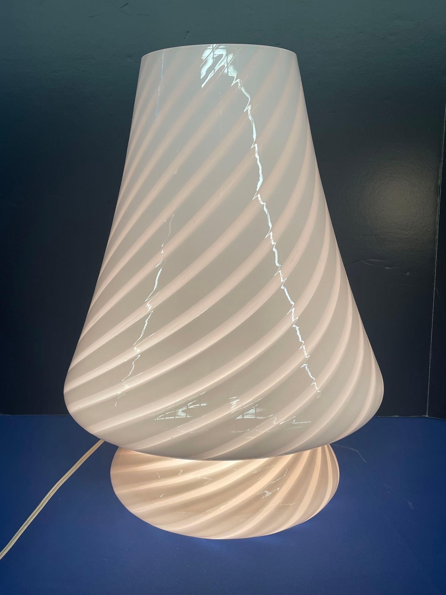 Pink Murano Glass Lamp (1 of 4)