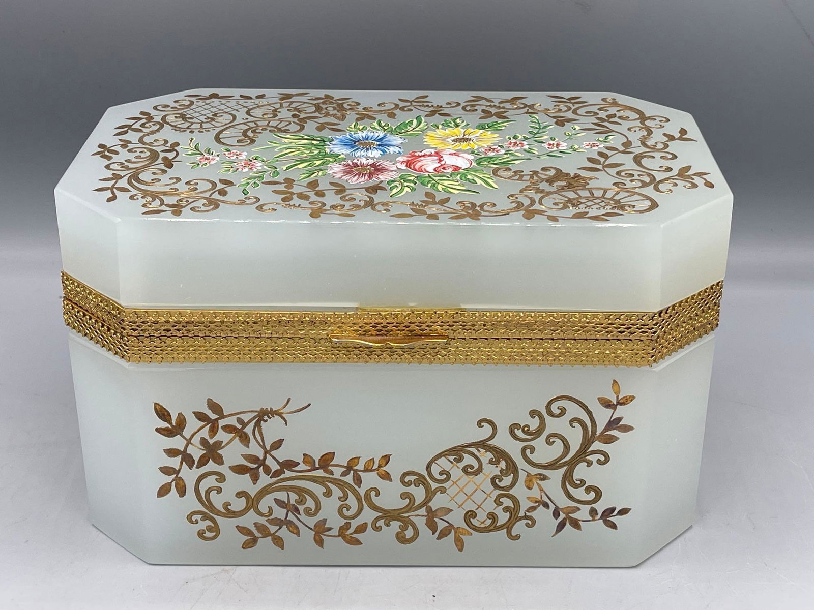 Cenedese Murano Painted Box (1 of 7)