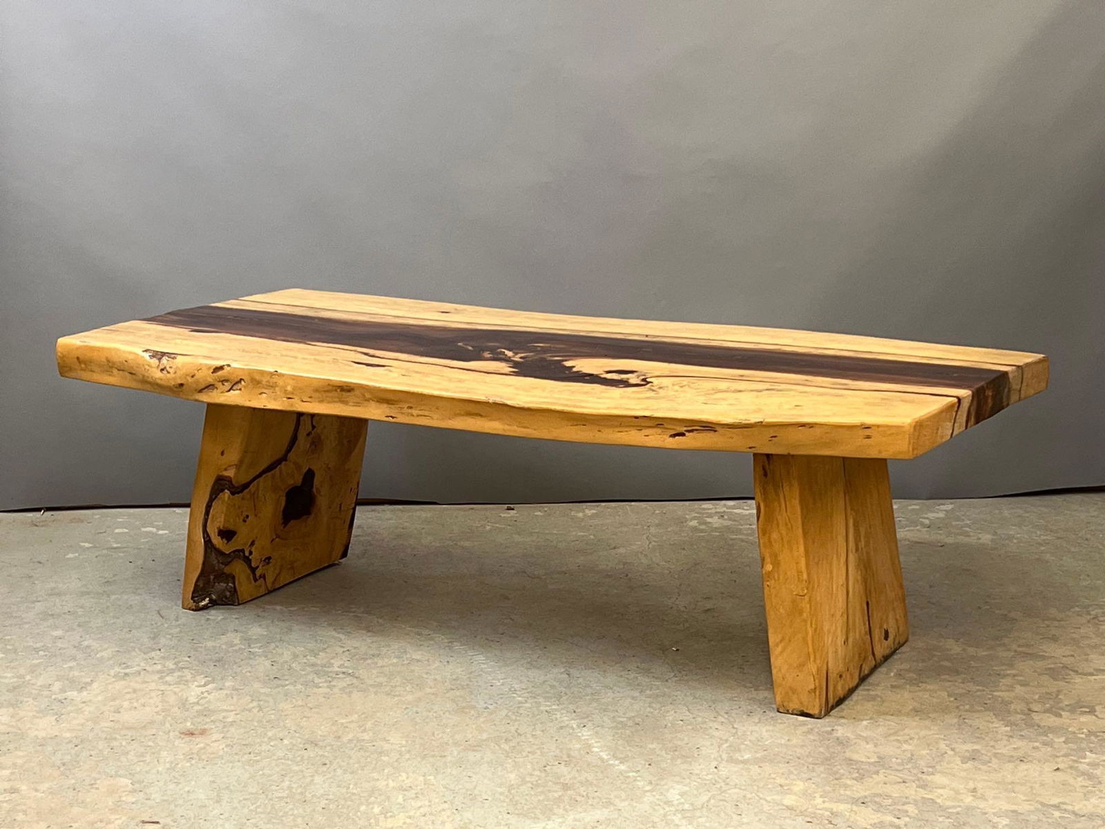 Free Edge Slab Coffee Table (1 of 4)