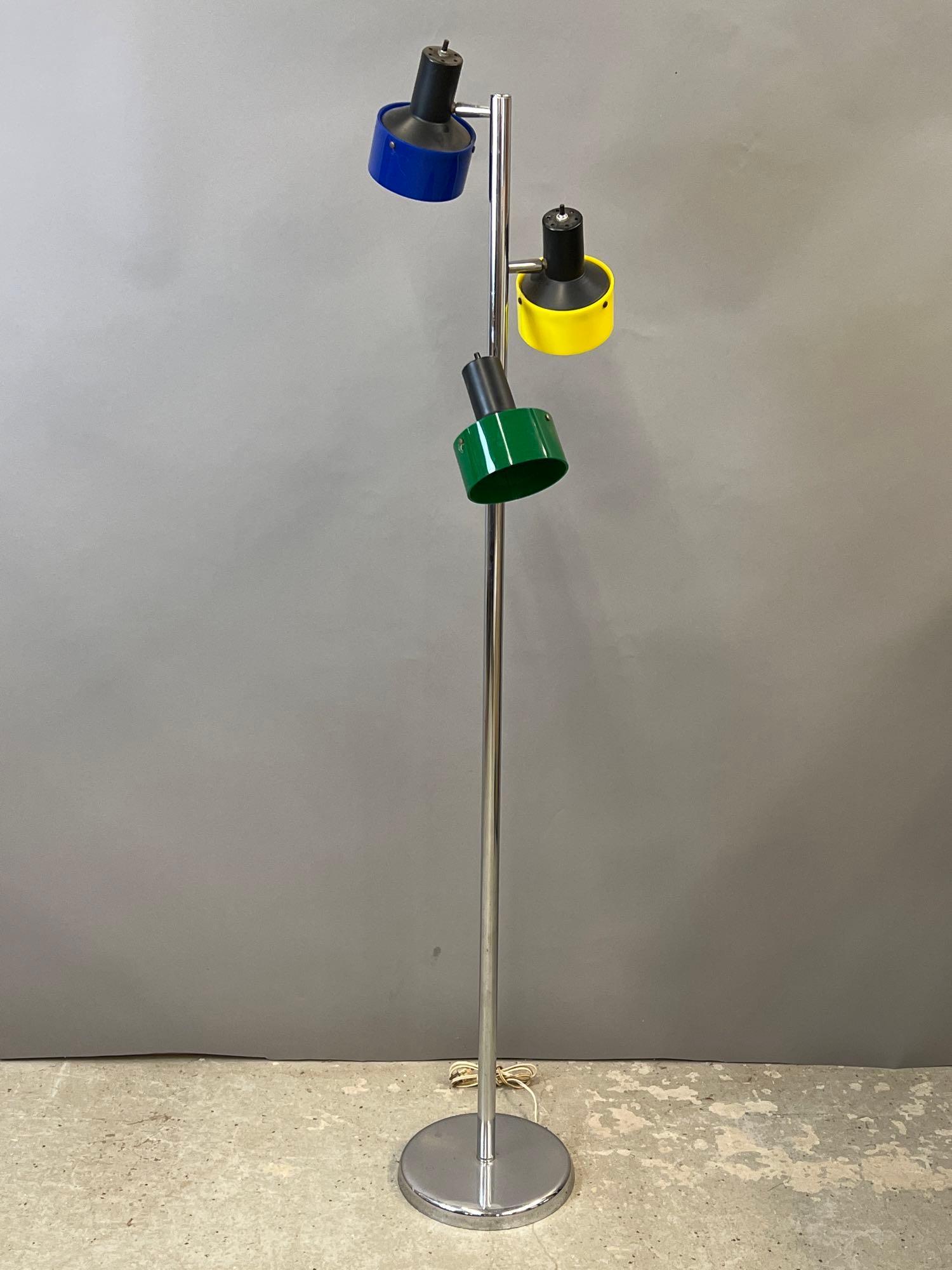 Modernist Three Light Floor Lamp (1 of 5)
