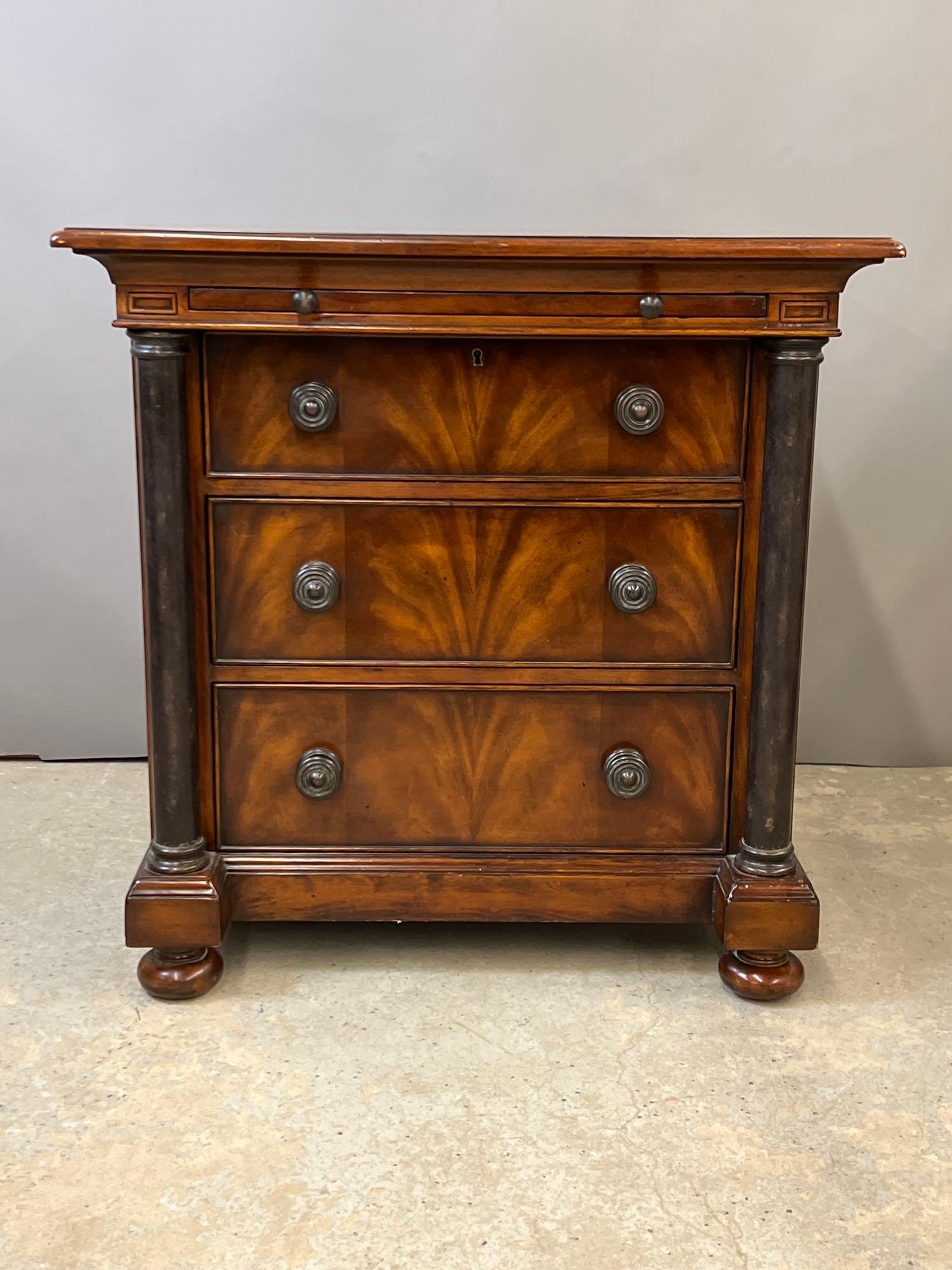 Pair of Hickory White Three-drawer Nightstands (1 of 9)