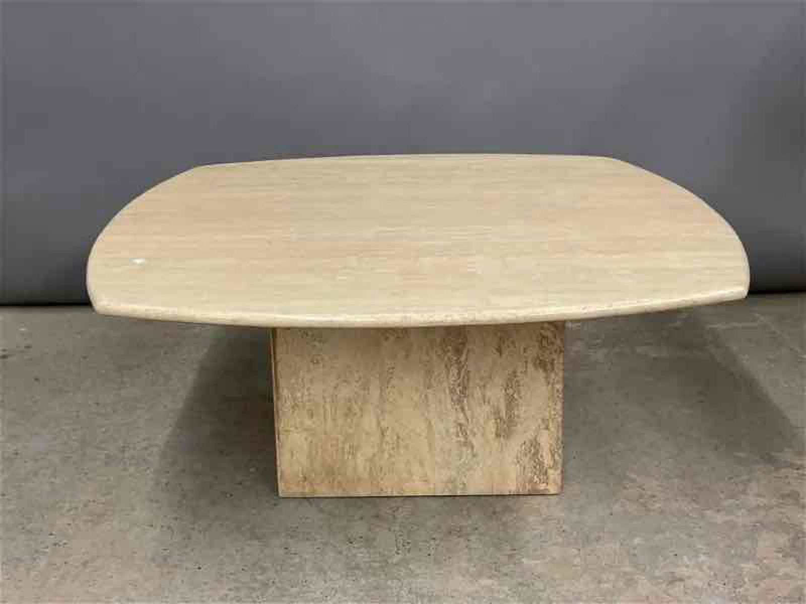 Two Piece Travertine Cocktail Table (1 of 6)