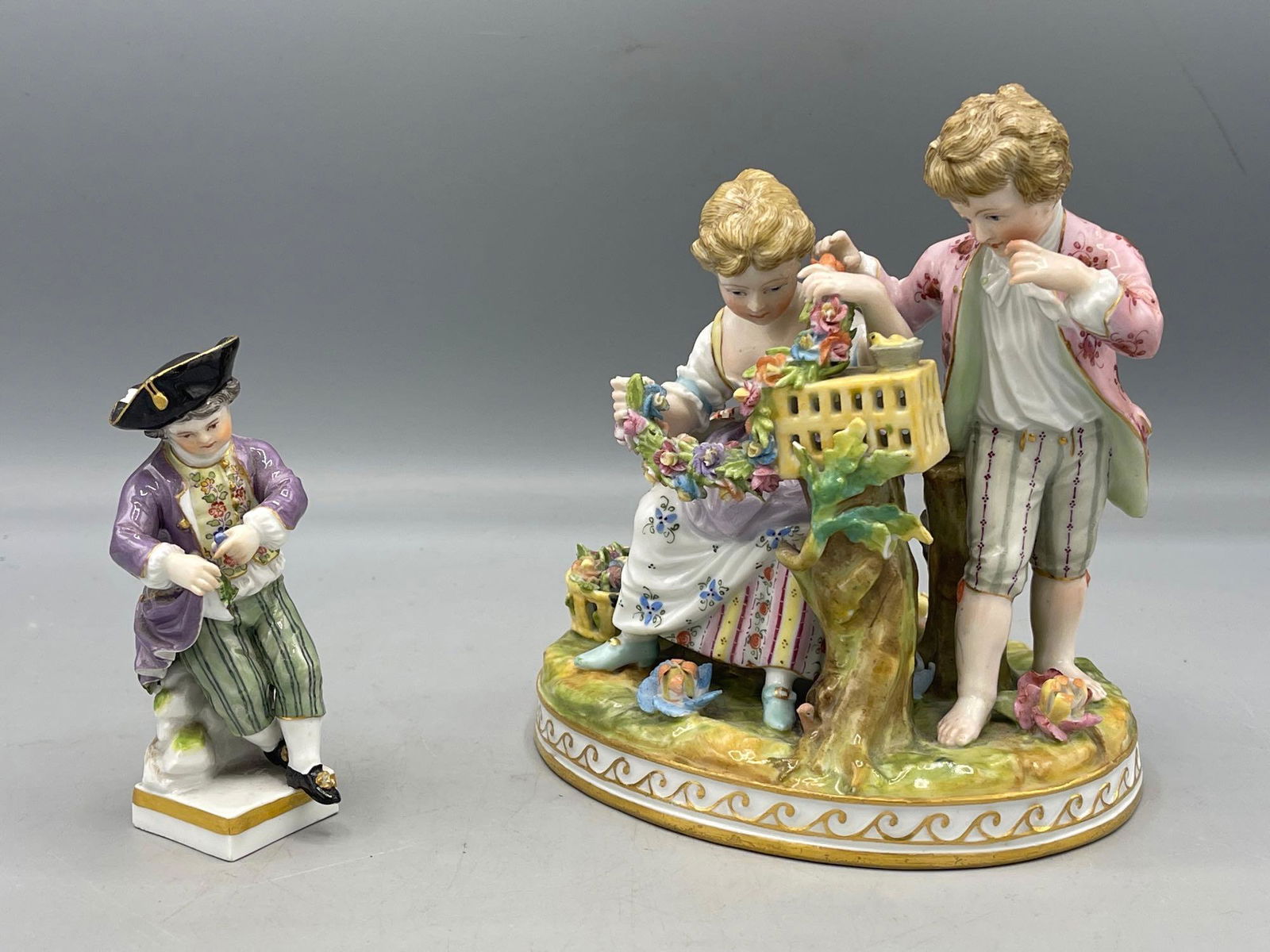 Two Meissen Children Figurines (1 of 11)