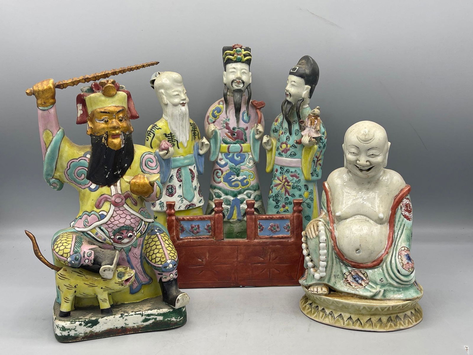 Three Chinese Porcelain Figurines (1 of 16)