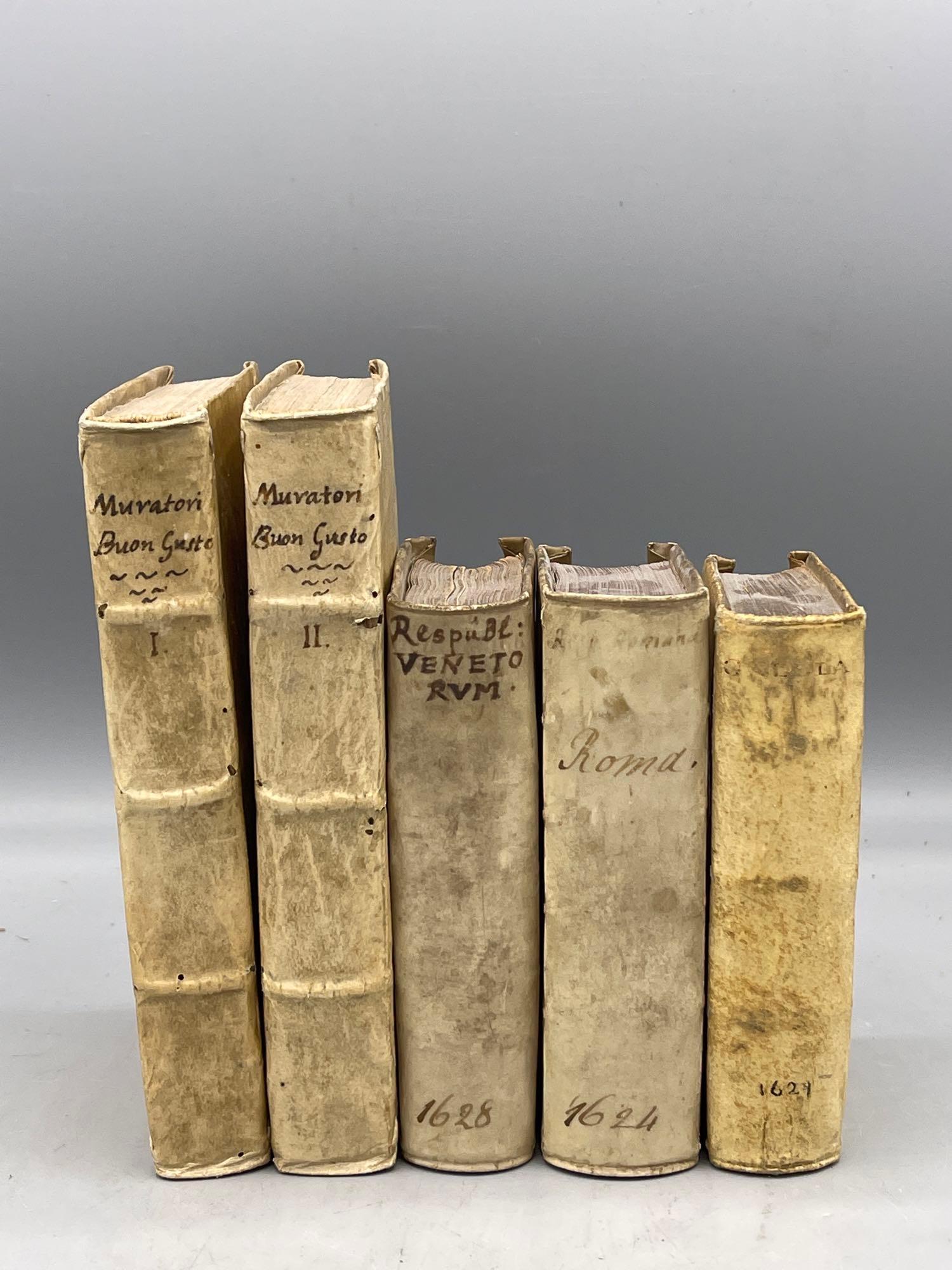 Five Petite 17th & 18th C. Books (1 of 13)