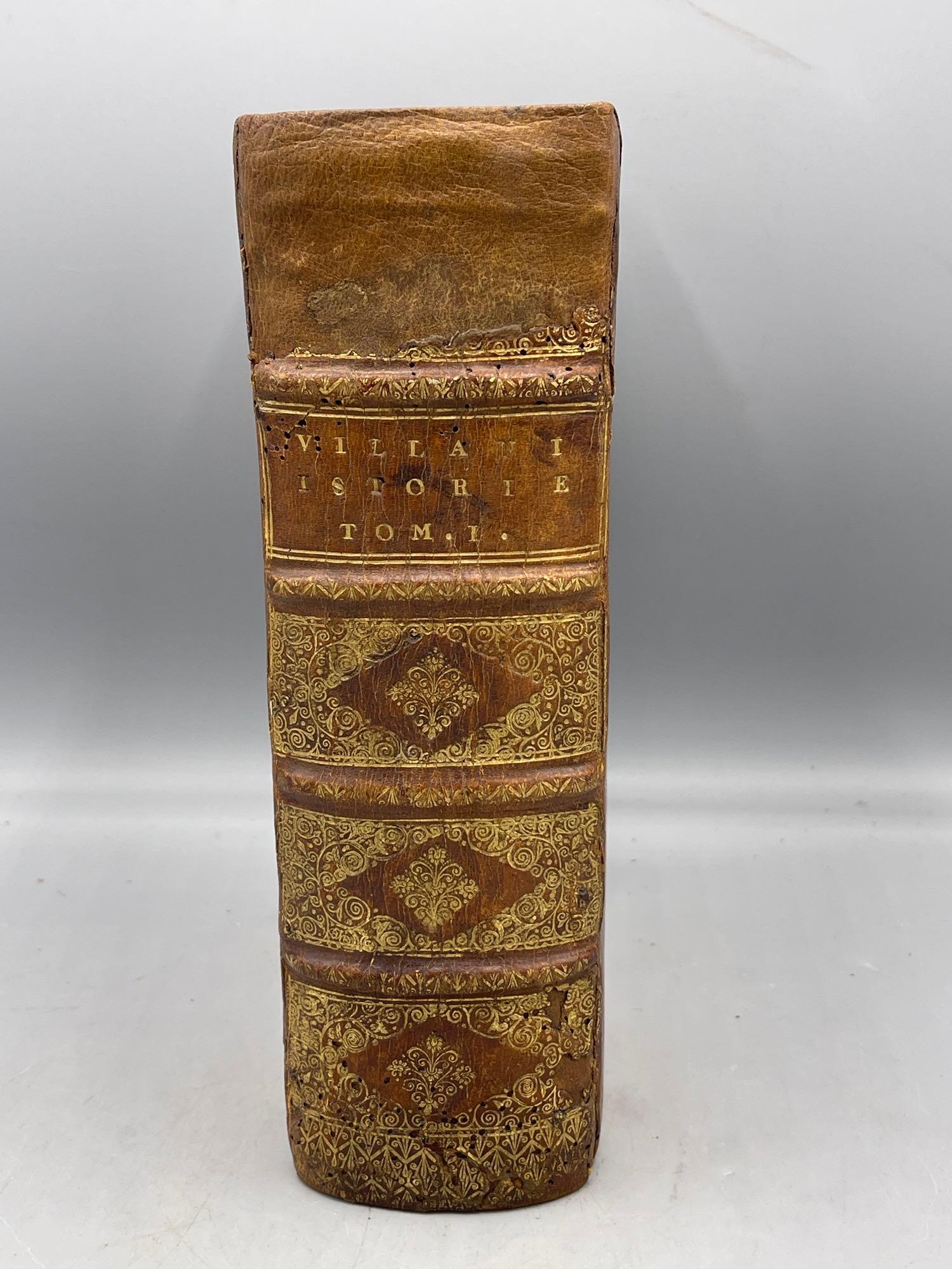 Two Volumes of Villani Storia by Giovanni (1 of 8)