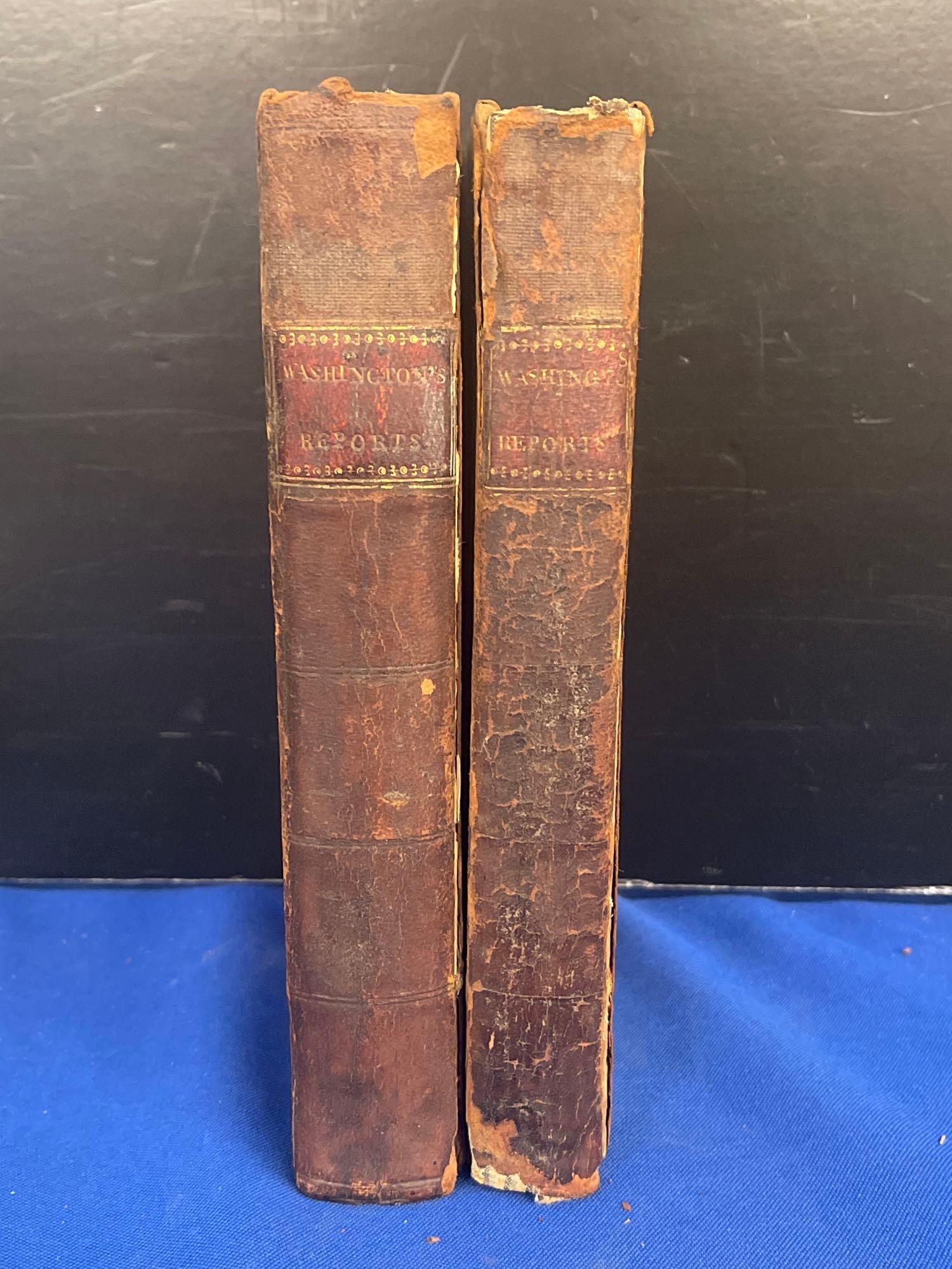 Bushrod Washington. Two Vols., Reports and Cases (1 of 11)
