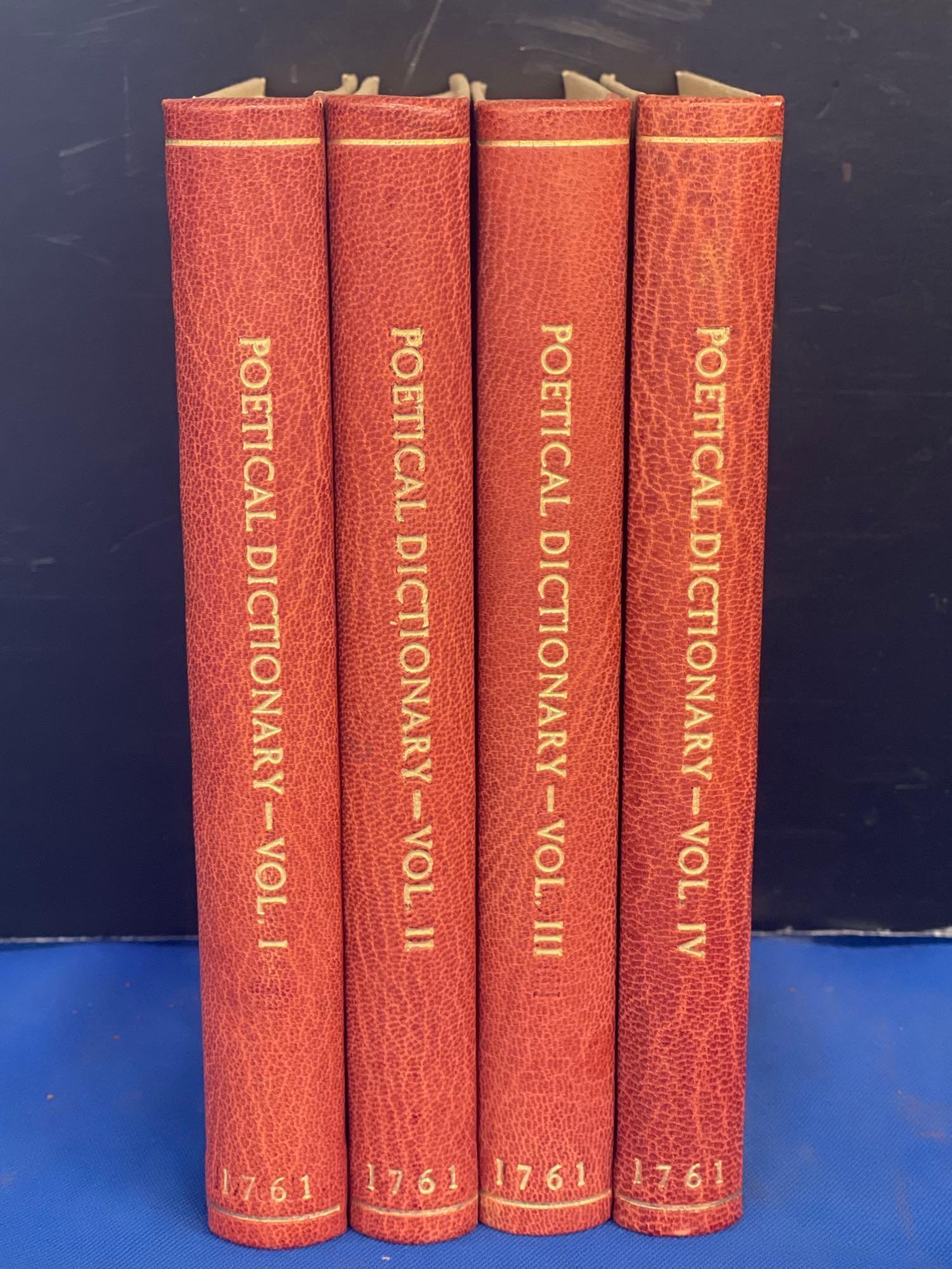 Four Volumes of Poetical Dictionary (1 of 10)