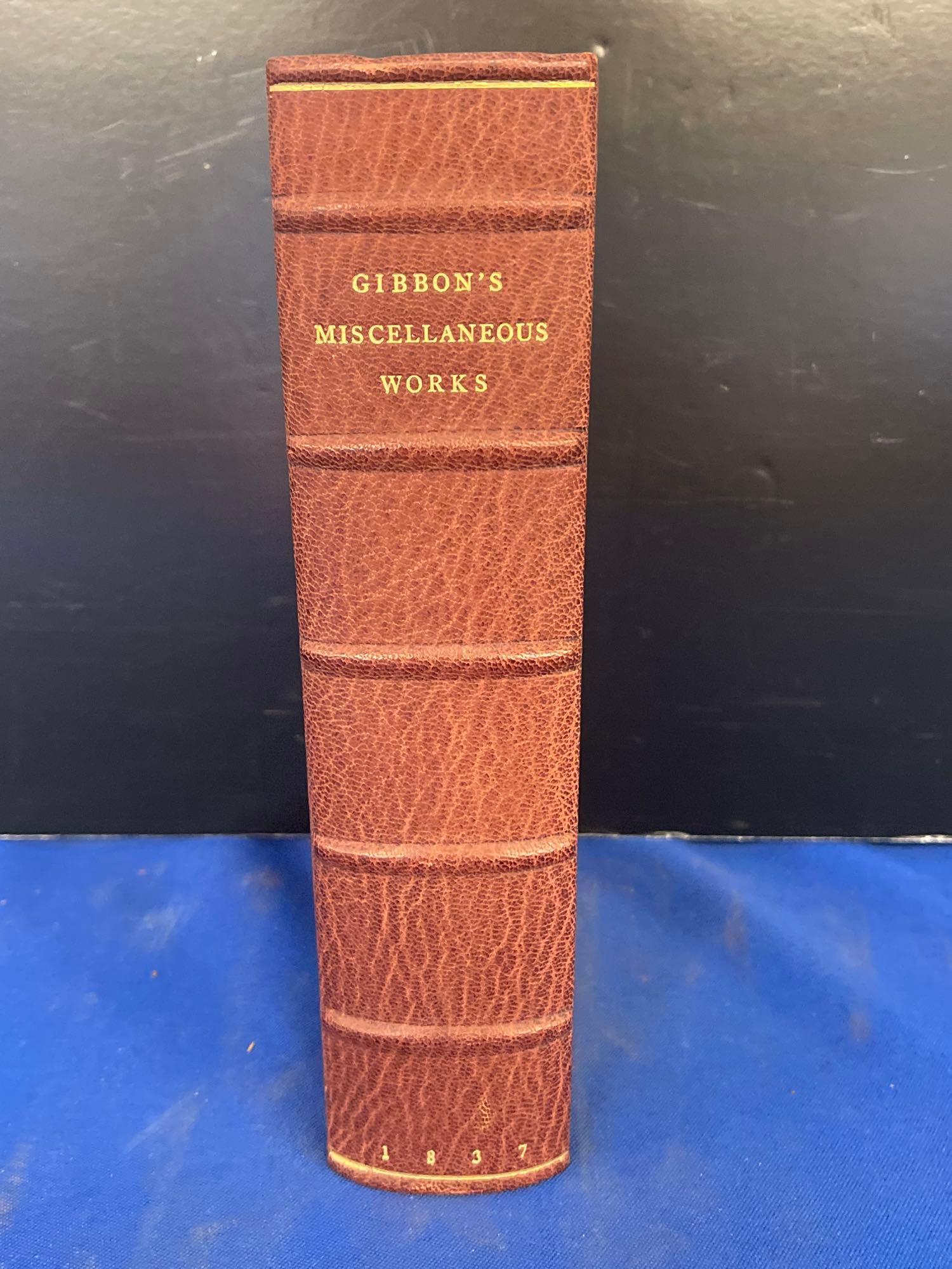 Edward Gibbon, Miscellaneous Works (1 of 9)