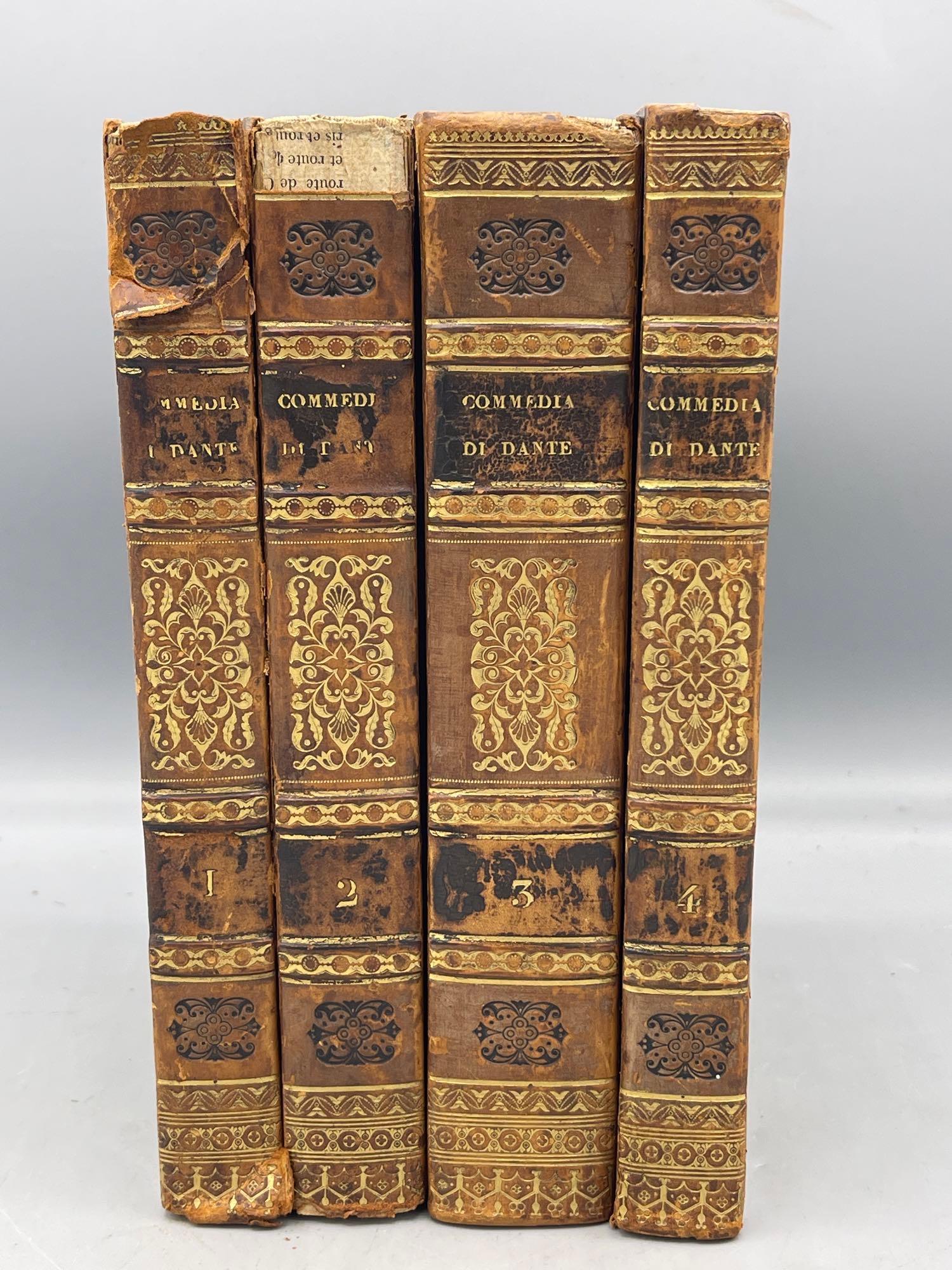 Dante. 4 Vols. La Divina Commedia (1 of 5)