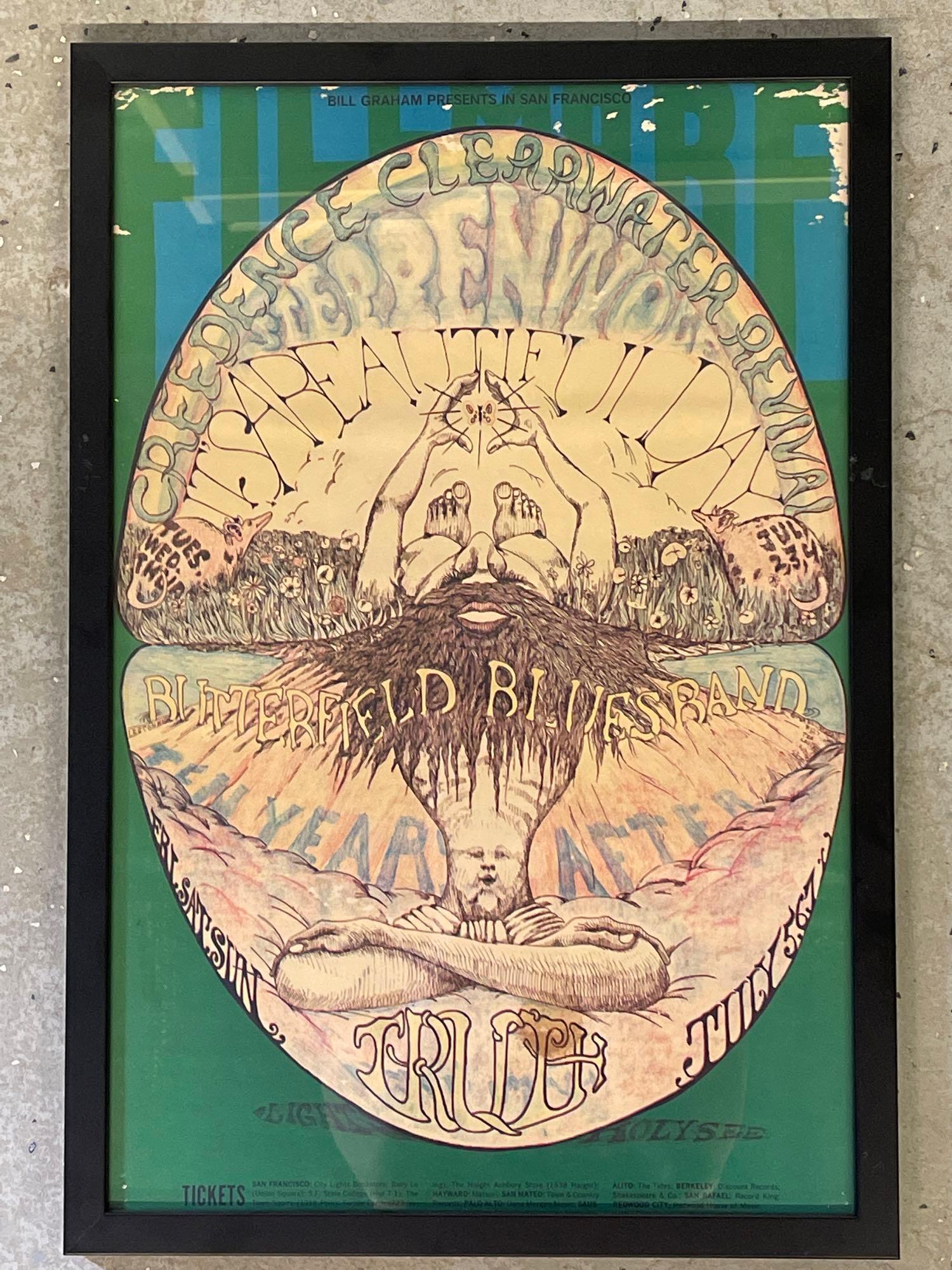 Lee Conklin 1968 Filmore Concert Poster (1 of 5)