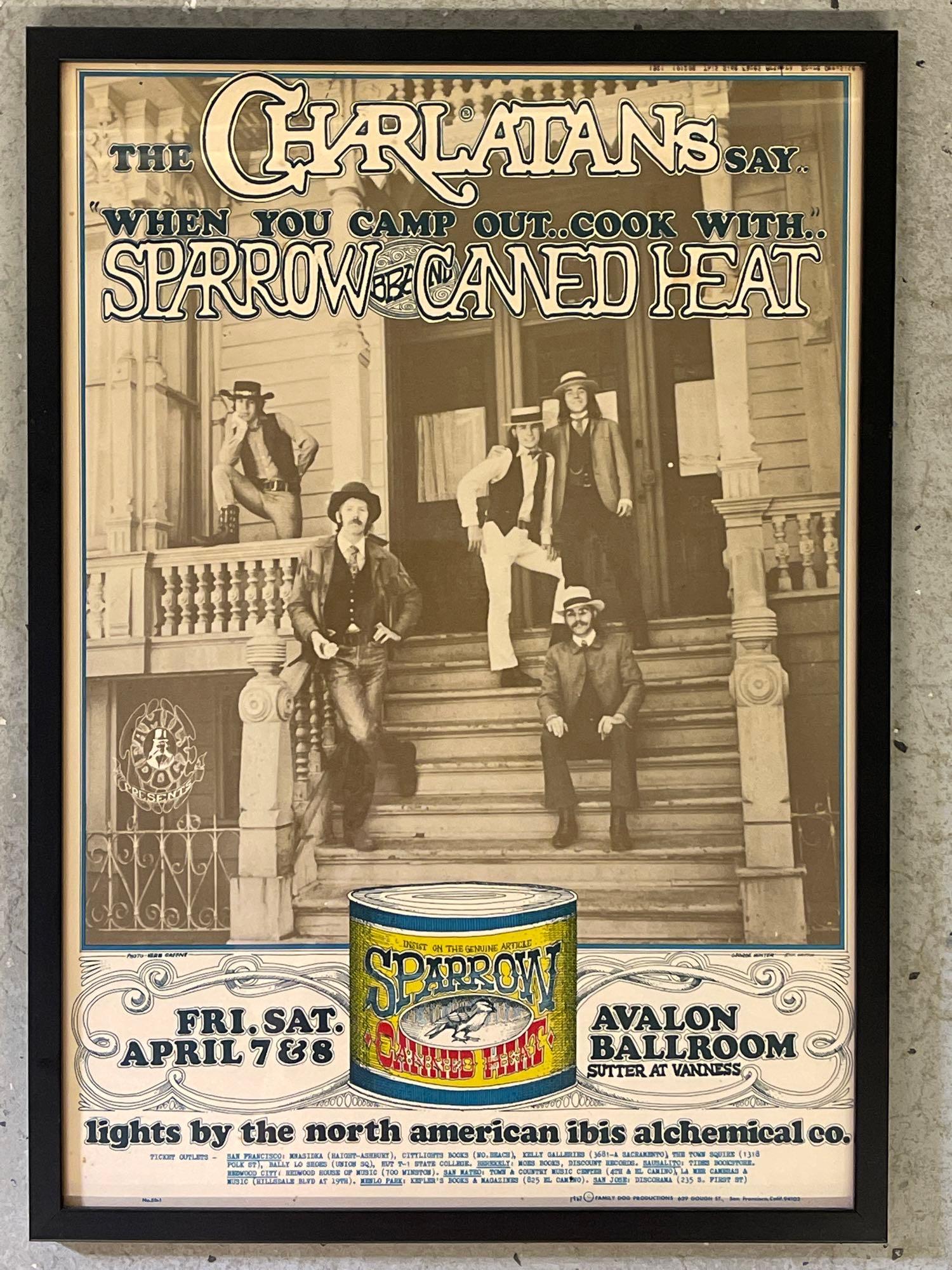 Rare Original FD-56 The Charlatans Poster (1 of 7)