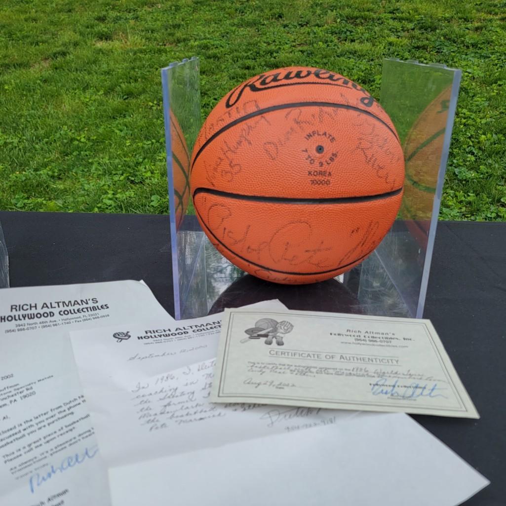 1986 World Tour Signed Basketball (1 of 6)
