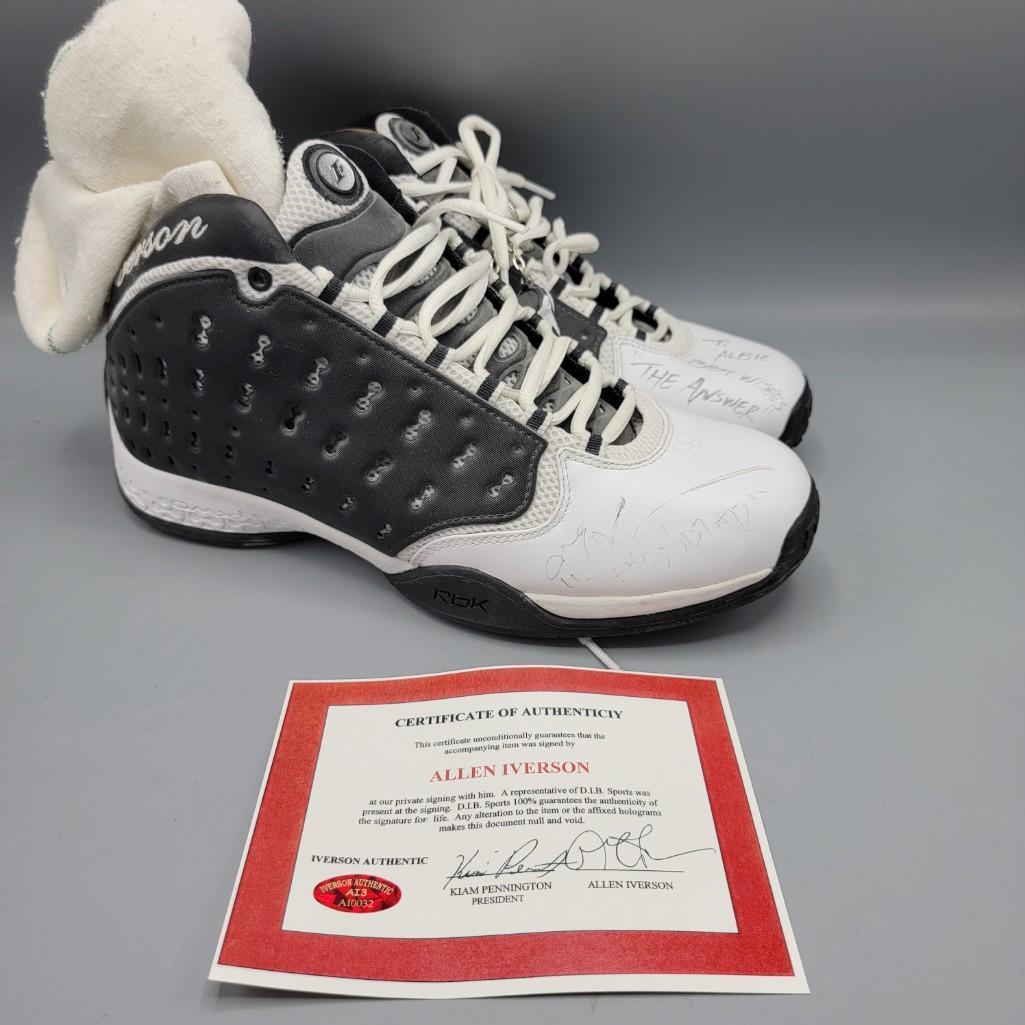 Allen Iverson Signed Sneakers (1 of 10)