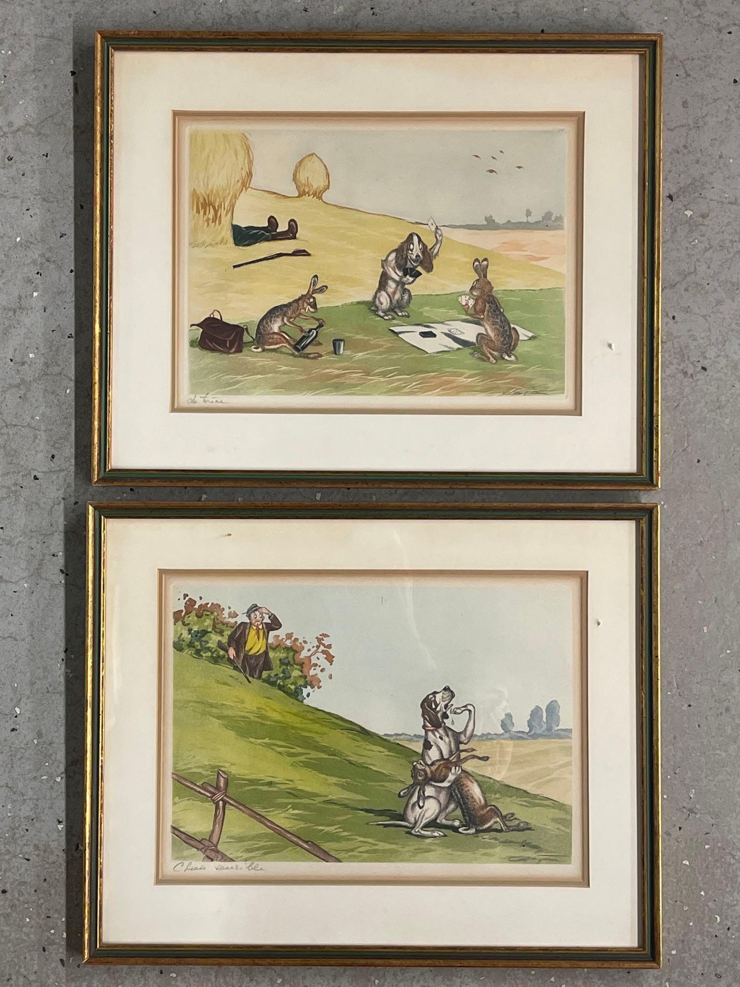 Pair of Boris Oâ€™Klein Etchings (1 of 11)