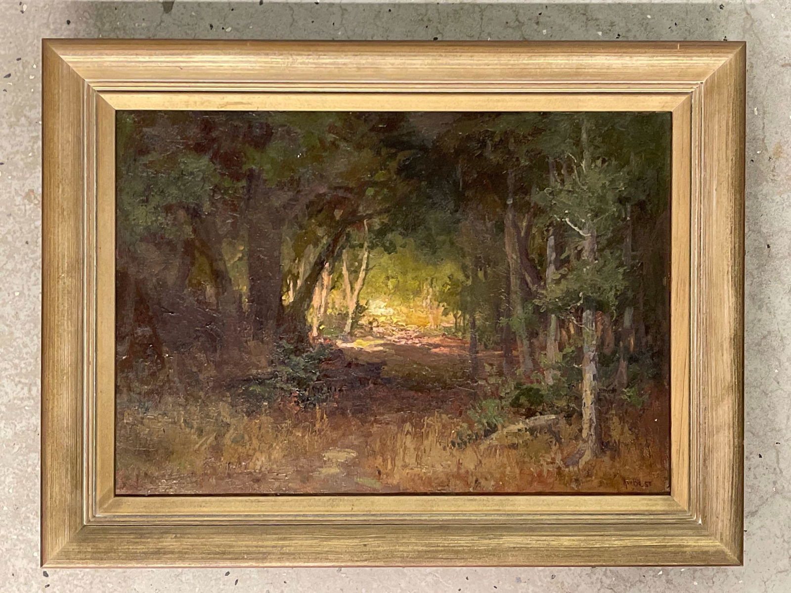 Arthur W. Best. Oil/Canvas, Heart of the Woods (1 of 5)