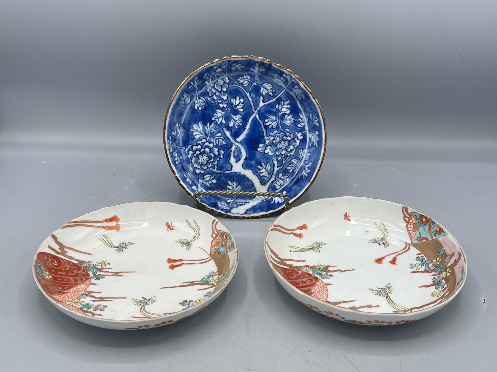 Three Pieces of Japanese Porcelain (1 of 6)