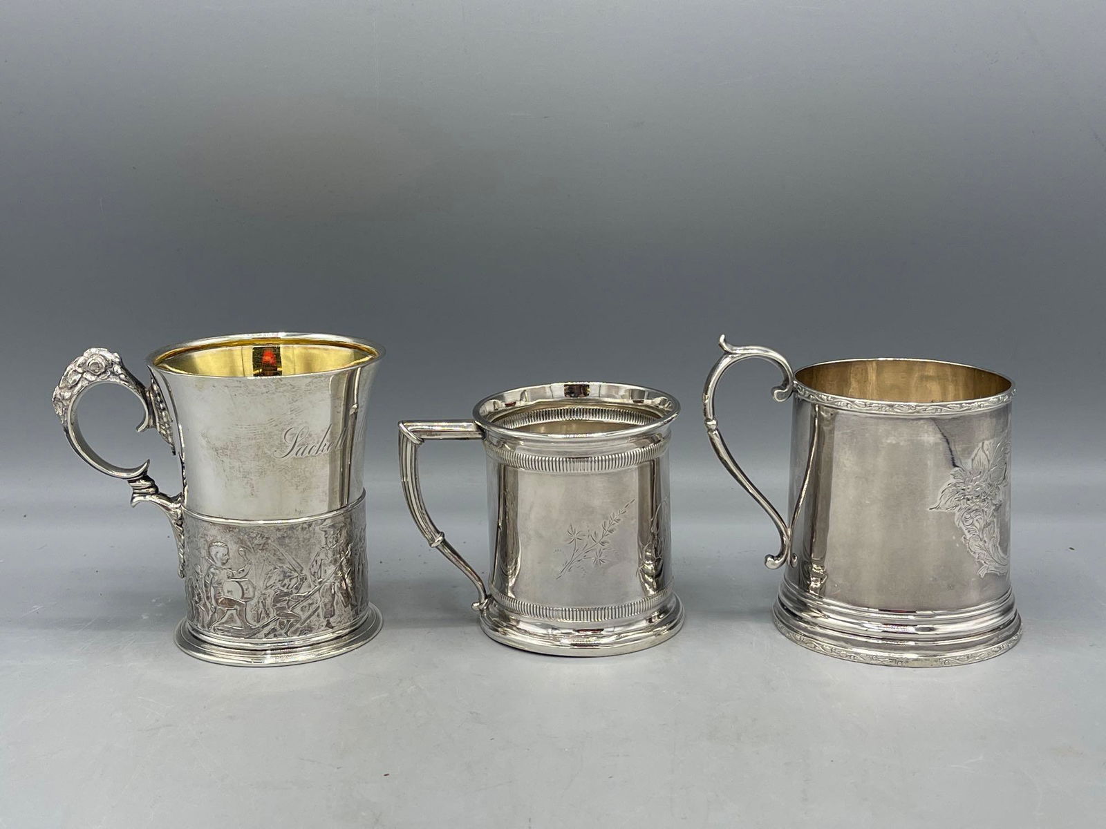 Three Sterling Childâ€™s Cups (1 of 12)