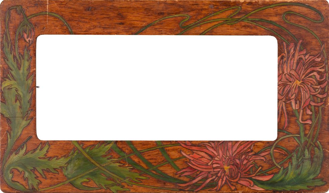 Arts & Crafts Pyrography Picture Frame (1 of 3)