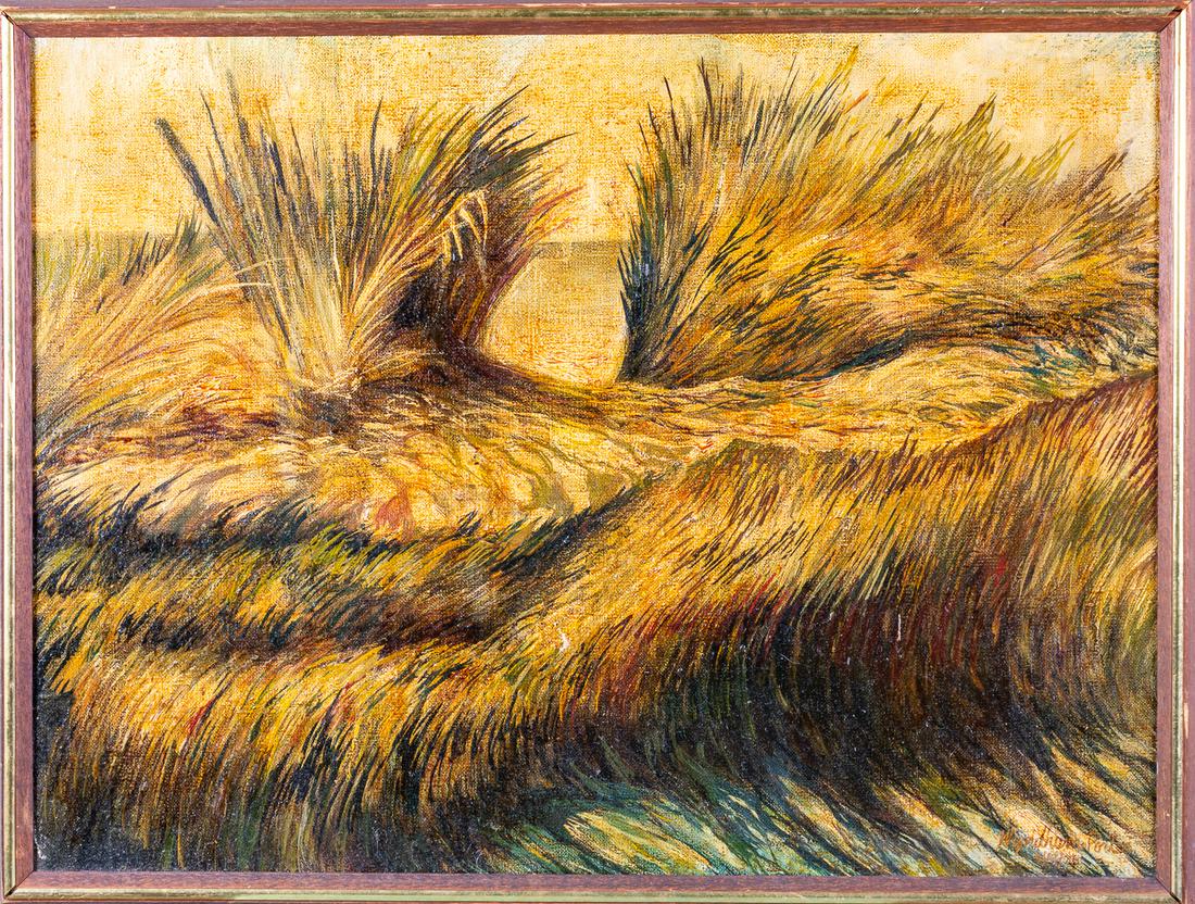 Wyndham Porter, Wheat Field, 9-12-76 (1 of 4)