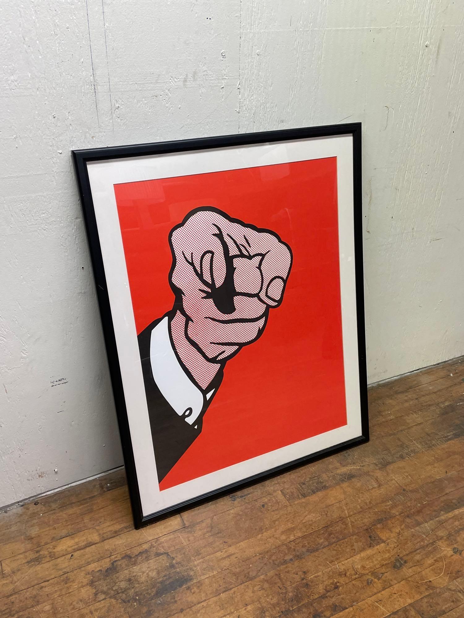 Roy Lichtenstein Pop Art Print Description (1 of 7)