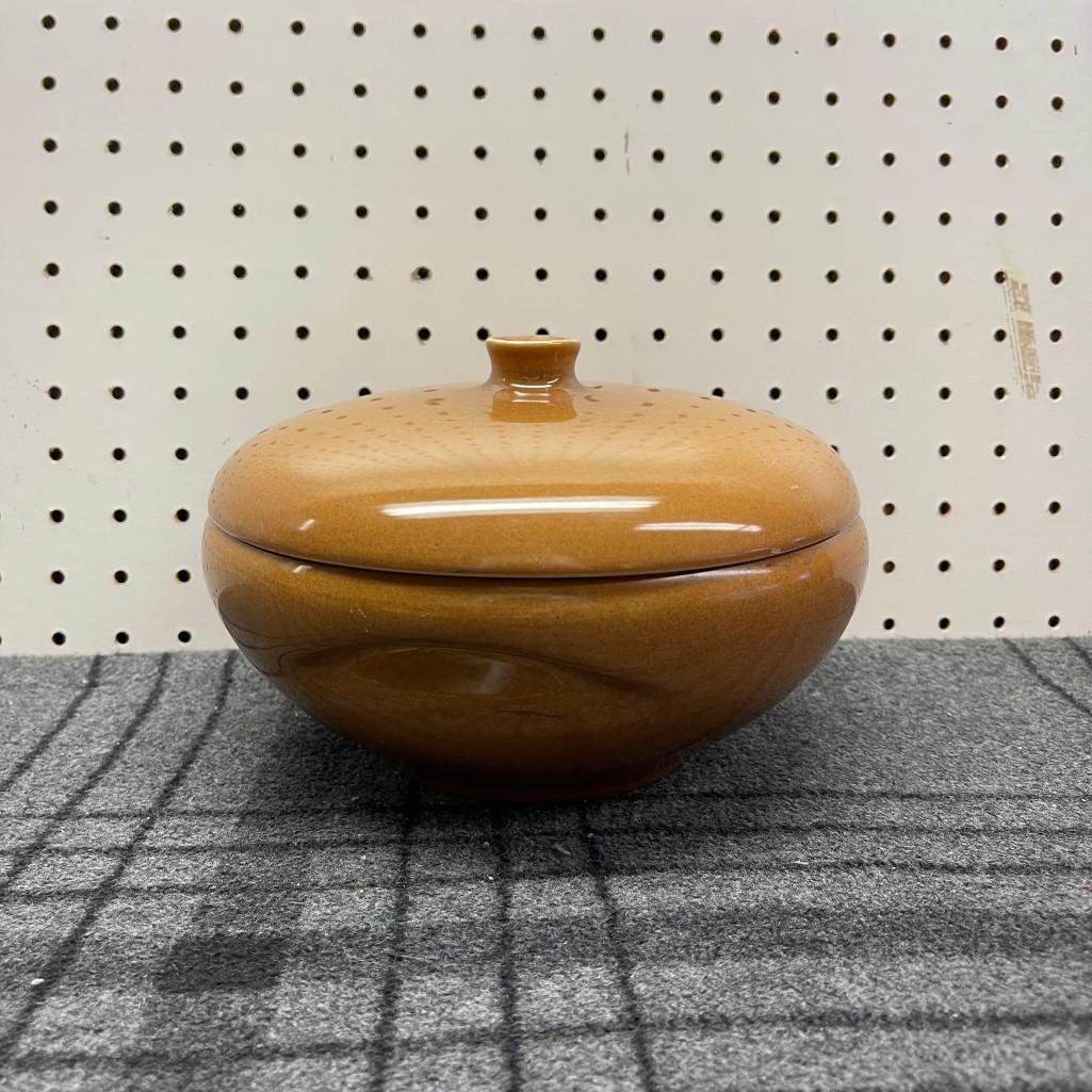 Russel Wright Apricot Covered Serving Bowl w/ Lid (1 of 5)