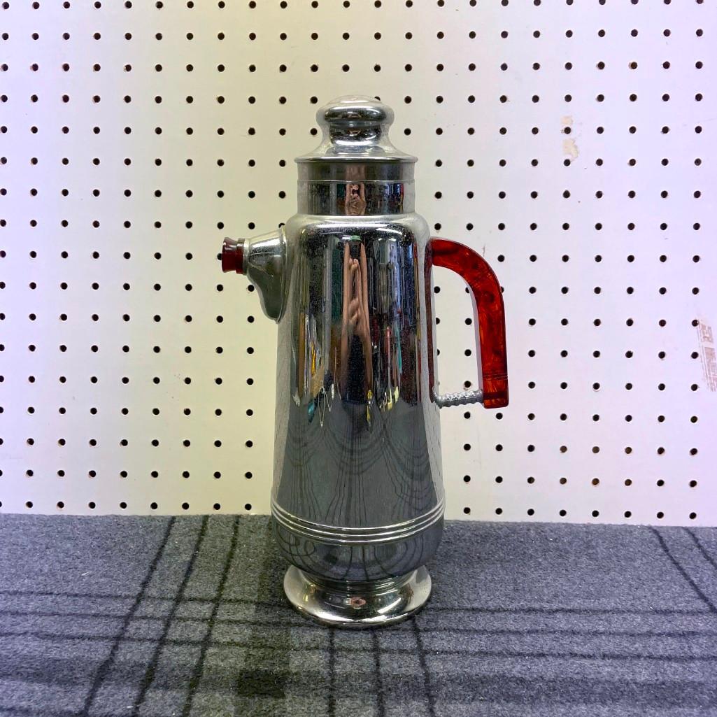 Art Deco Chrome and Bakelite Pitcher (1 of 12)