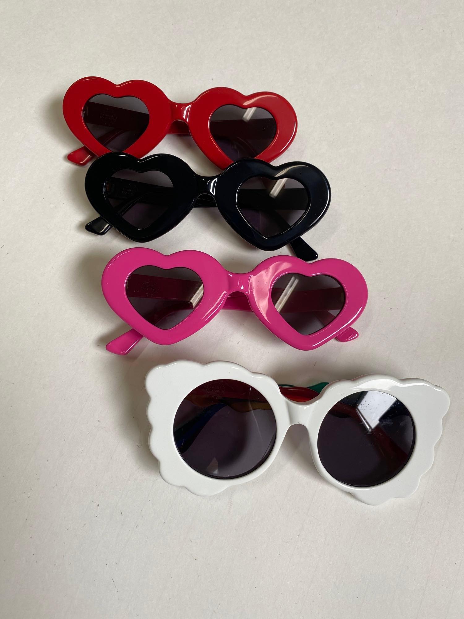 Unreleased Production Sunglass Samples from Colette Bernard: (A) UNRELEASED Colette Bernard sunglasses! Bernard has been working on expanding her line of accessories, and these are the first look at her take on sunglasses. These are factory samples with a minor
