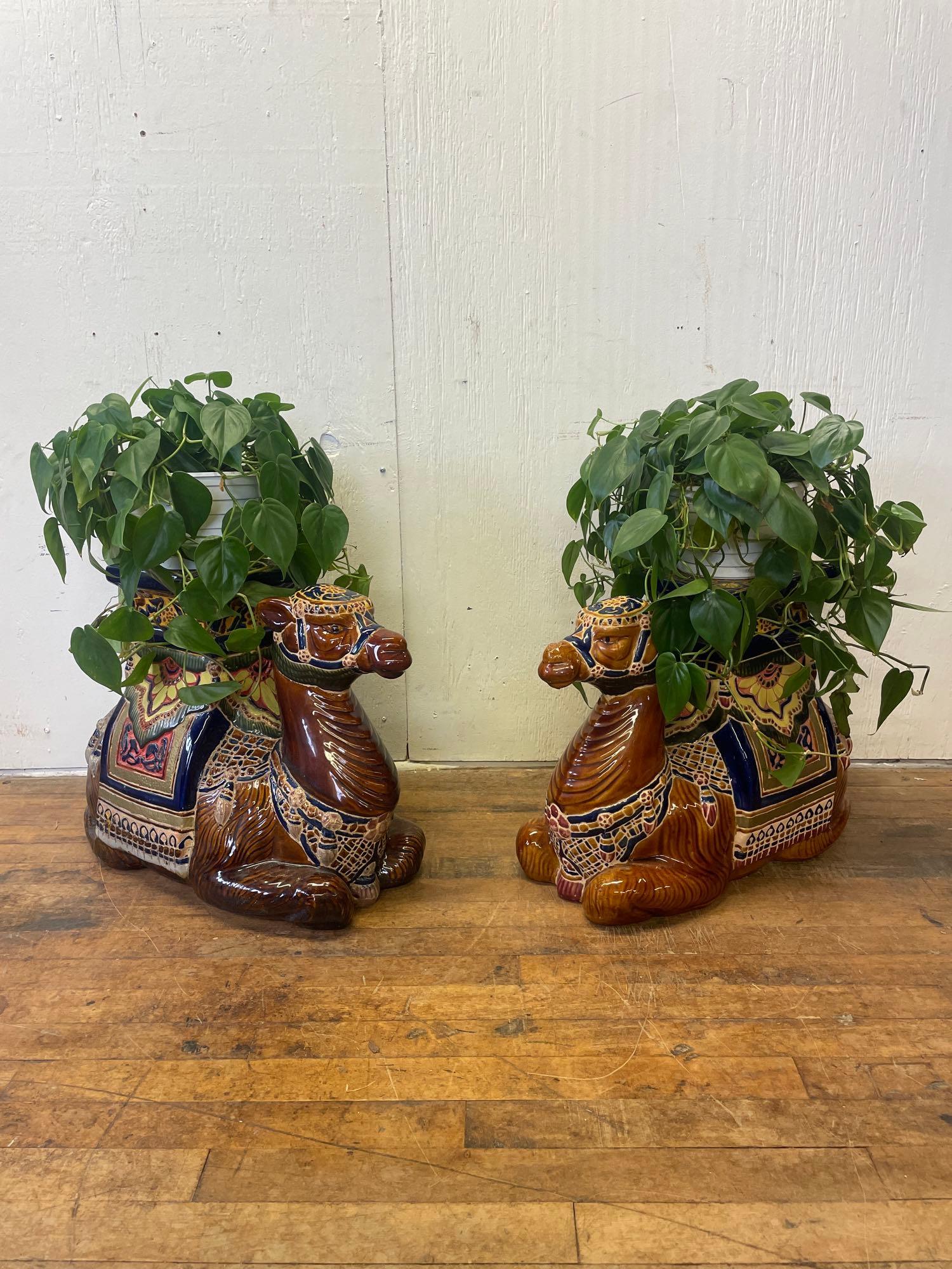 ReWild Bundle: Vintage Pottery Camel Plant Stands (1 of 14)