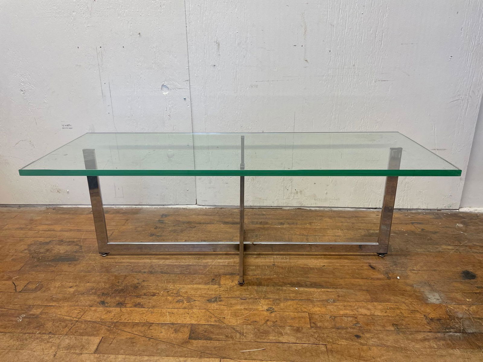Chrome Base Coffee Table (1 of 8)