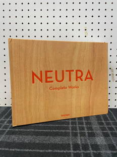 Neutra Complete Works Coffee Table Book: (P2) A hardcover Taschen coffee table book on mid-century architect Richard Neutra. Measures 13-1/2in wide x 10-1/2in tall. Shipping available on all items. For a delivery quote, call Mail Dock at (71