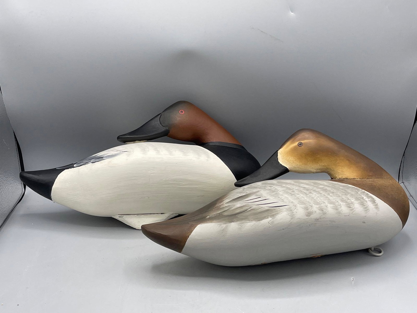 Two Charlie Joiner Canvasback Duck Decoys (1 of 7)
