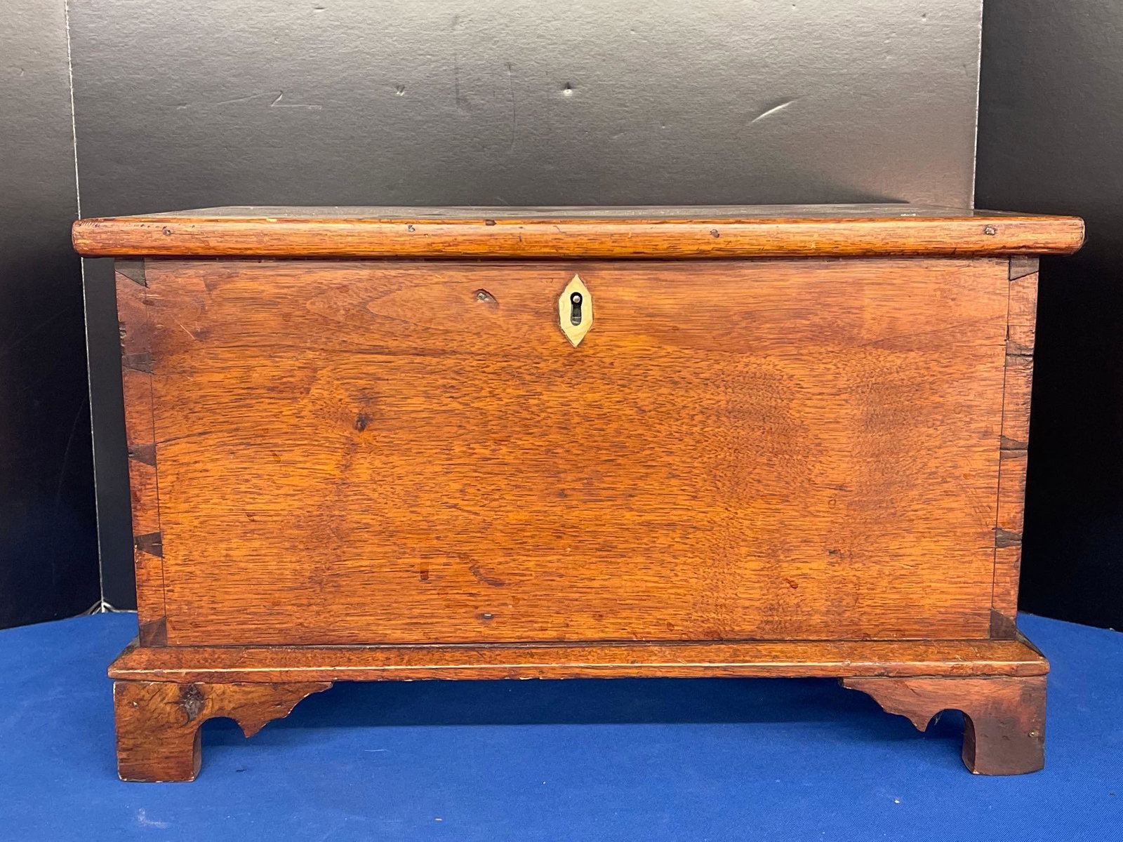 Walnut Miniature Chest (1 of 4)