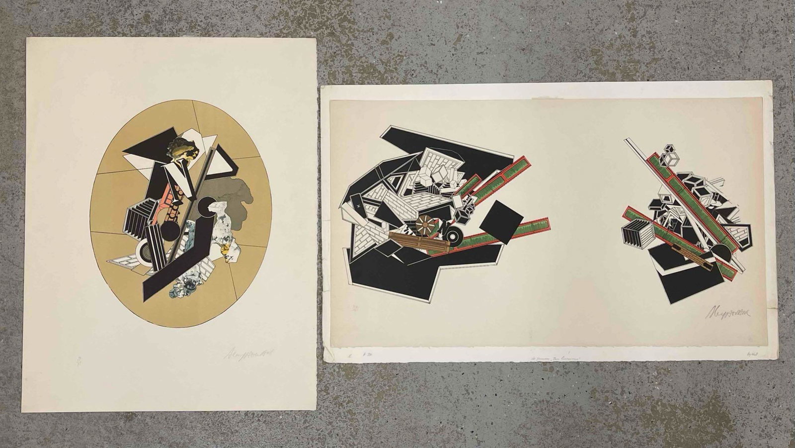 Two Alain Le Yaouanc Signed Lithographs (1 of 4)