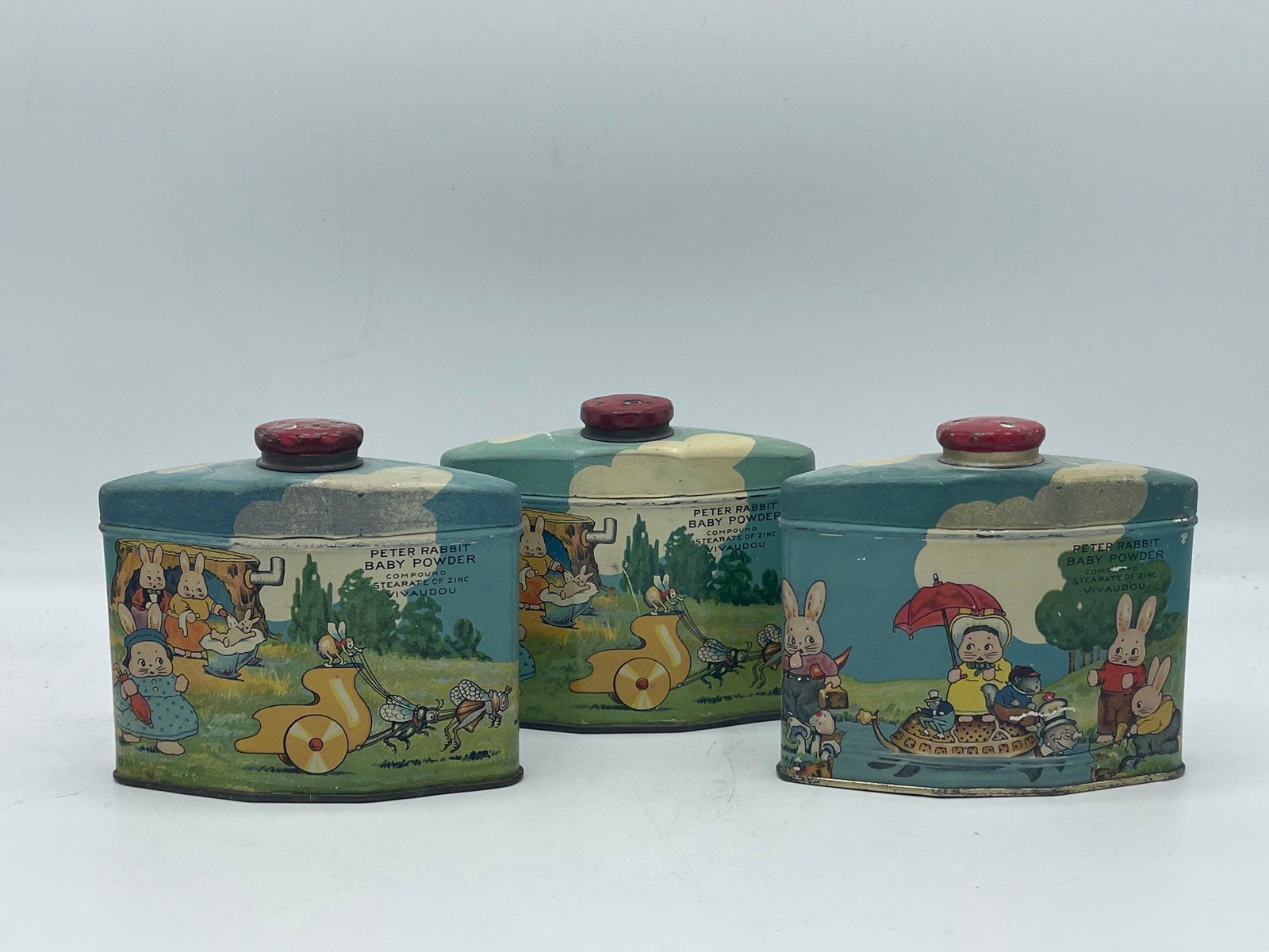 Three Harrison Cady Baby Powder Tins (1 of 4)