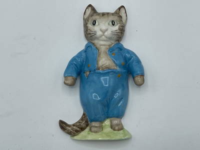 Beswick Beatrix Potter Tom Kitten Plaque