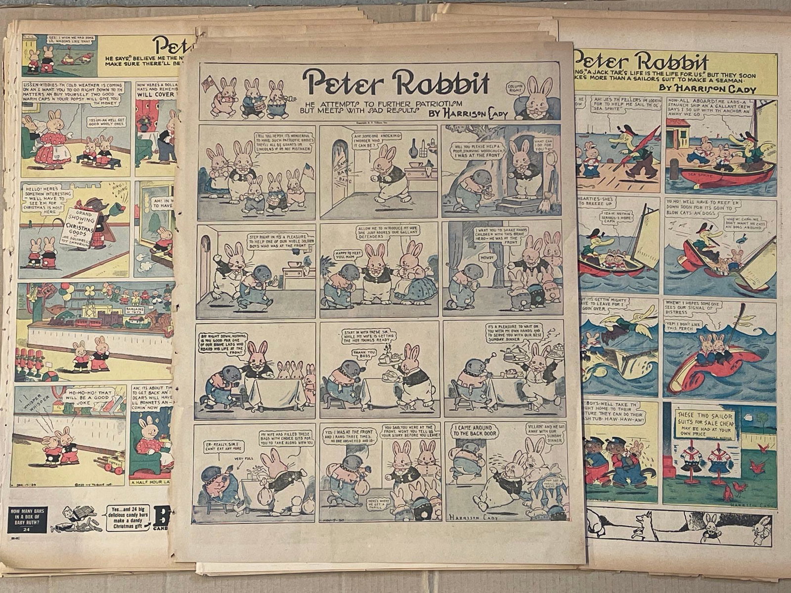 Harrison Cady Peter Rabbit Comic Strips (1 of 7)