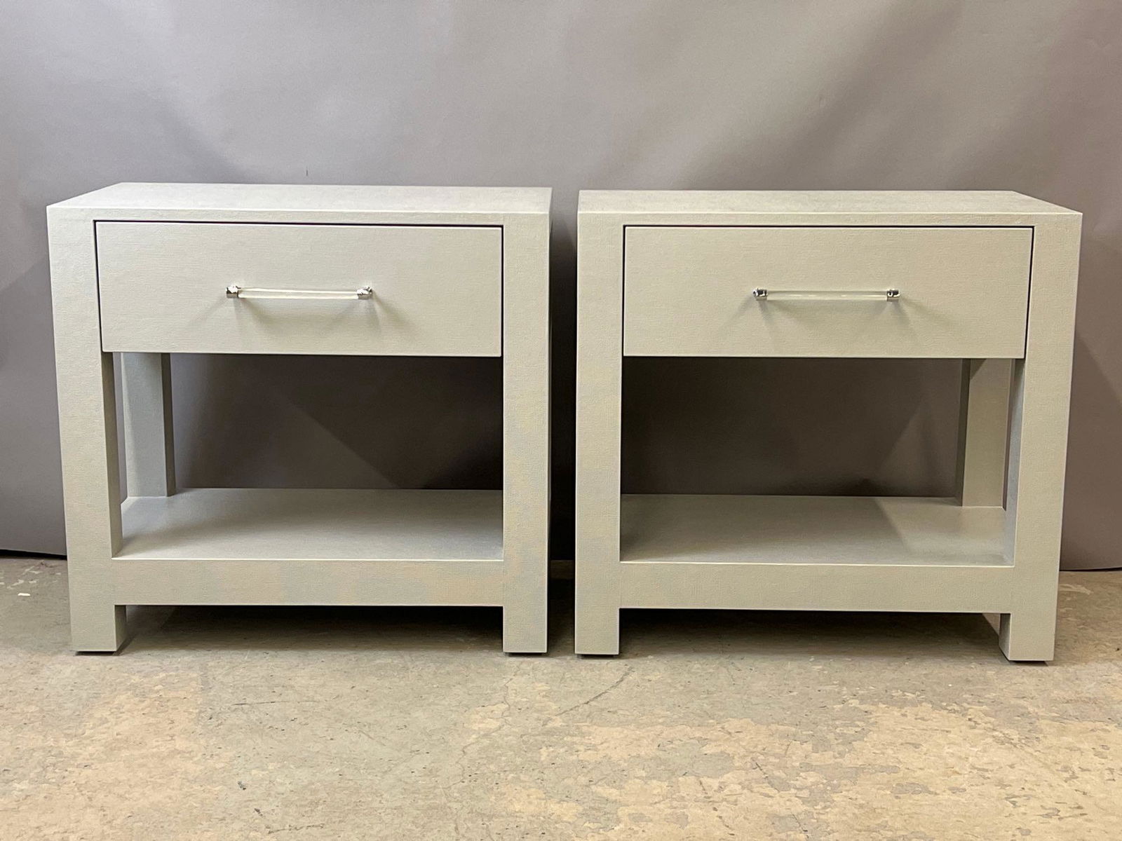Pair of Contemporary Modern Nightstands (1 of 5)