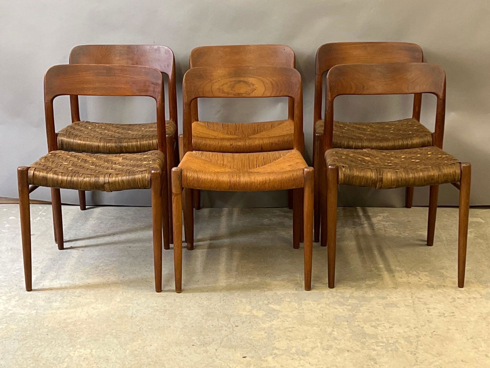 Six Niels Moller Model 75 Dining Chairs (1 of 6)