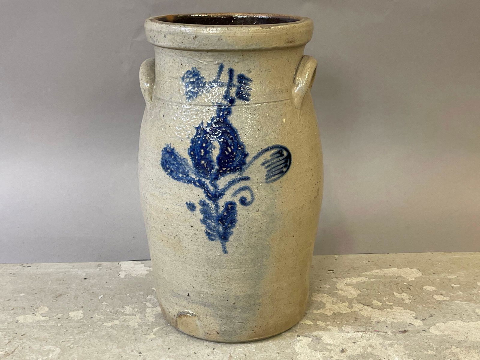 Four-Gallon Stoneware Crock (1 of 4)