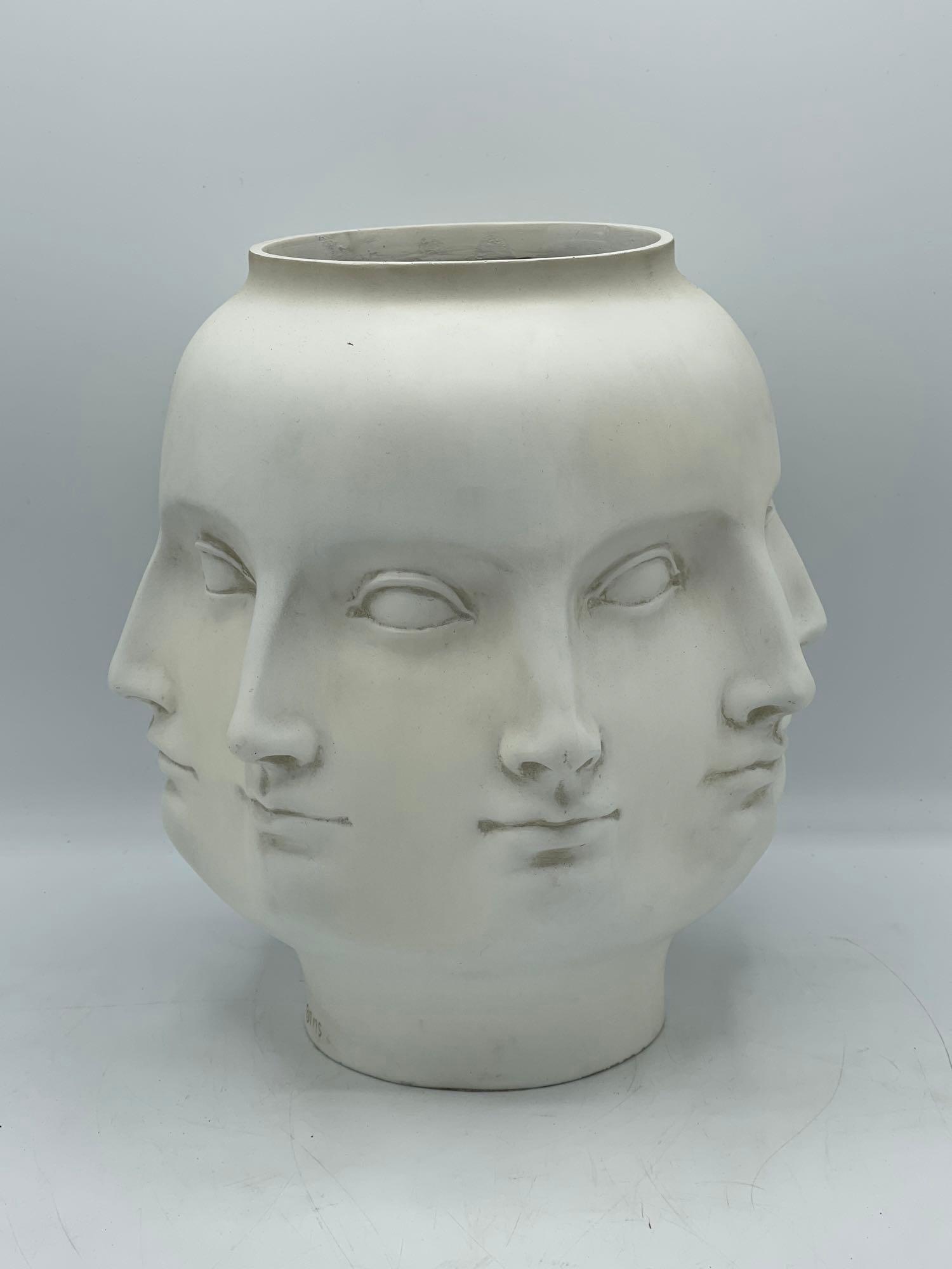 Fornisetti-style Perpetual Face Vase (1 of 4)