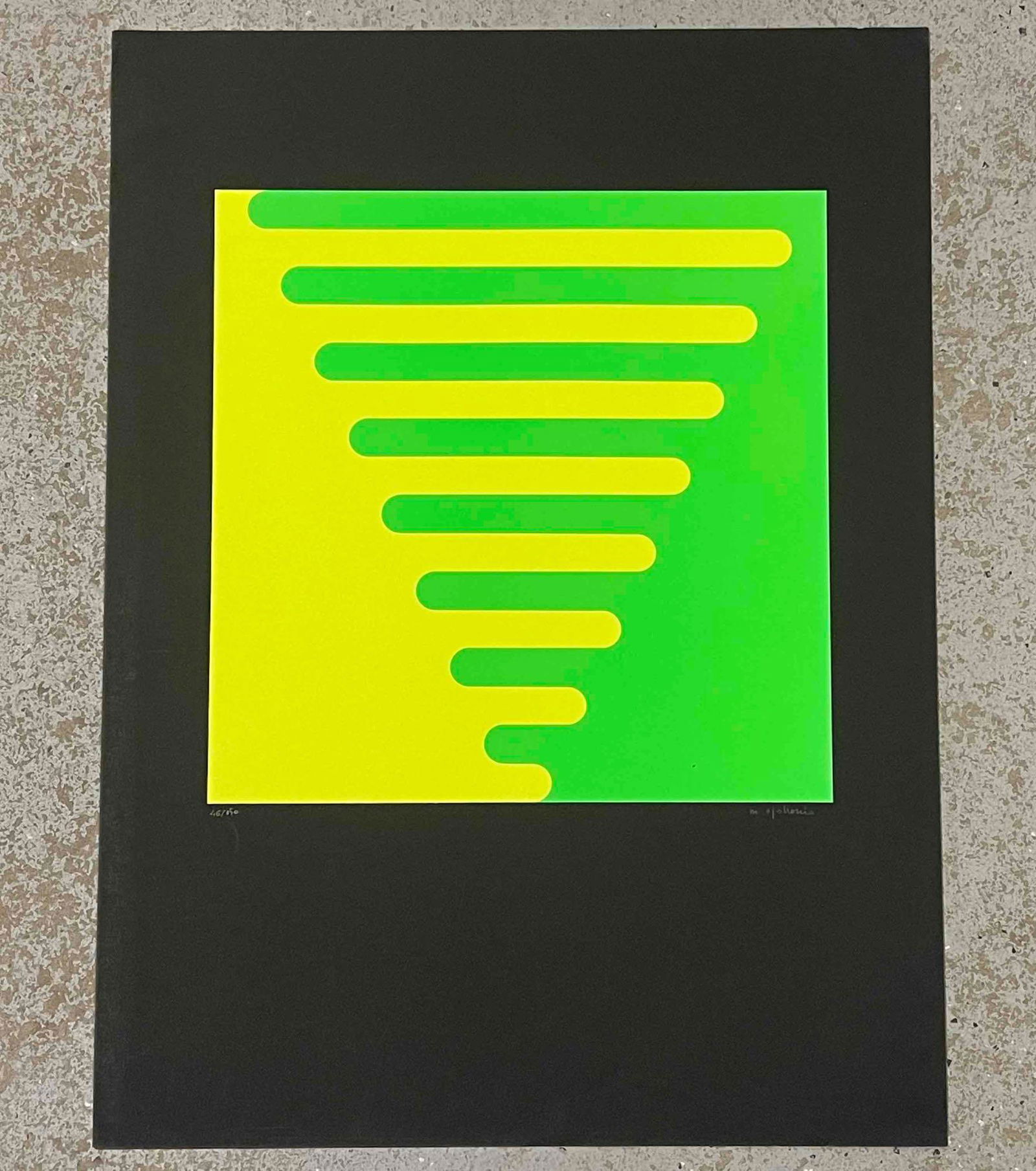 Marina Apollonio. Signed Serigraph, Song (1 of 4)