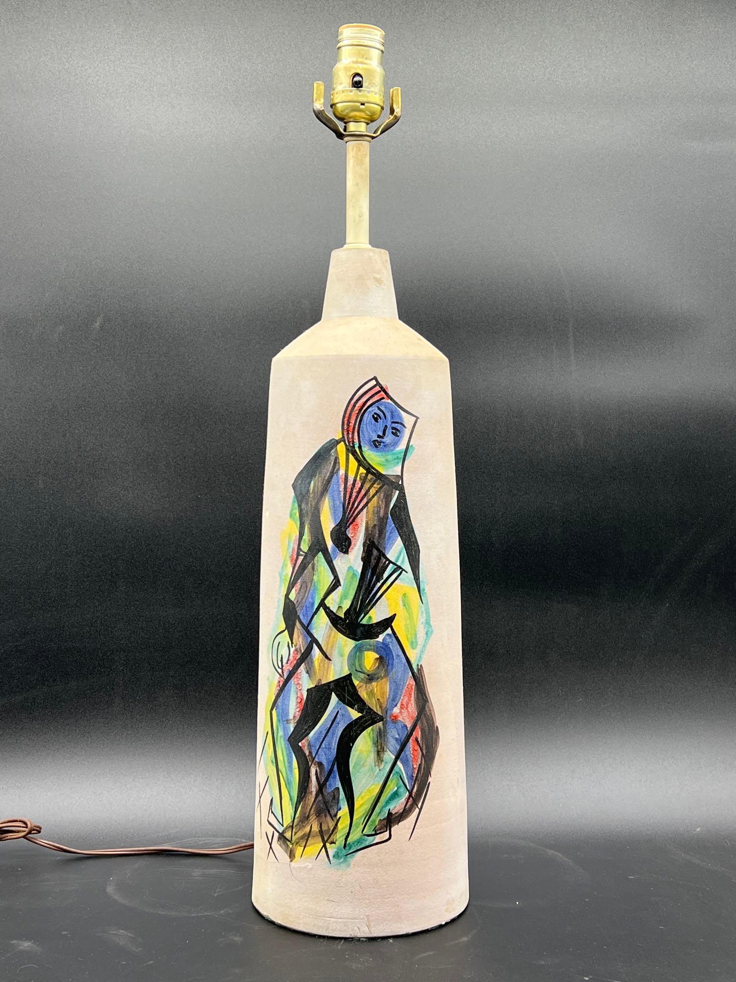 Italian Modern Pottery Table Lamp (1 of 6)