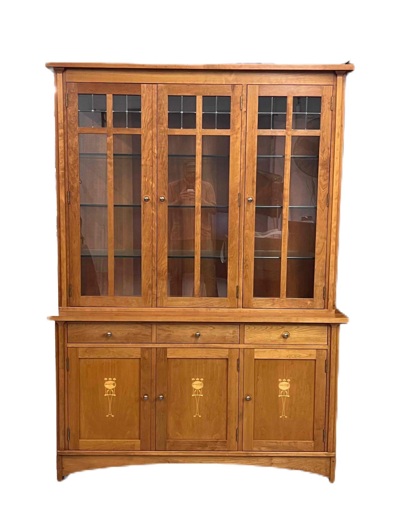 Stickley Harvey Ellis Cherry China Cabinet (1 of 7)