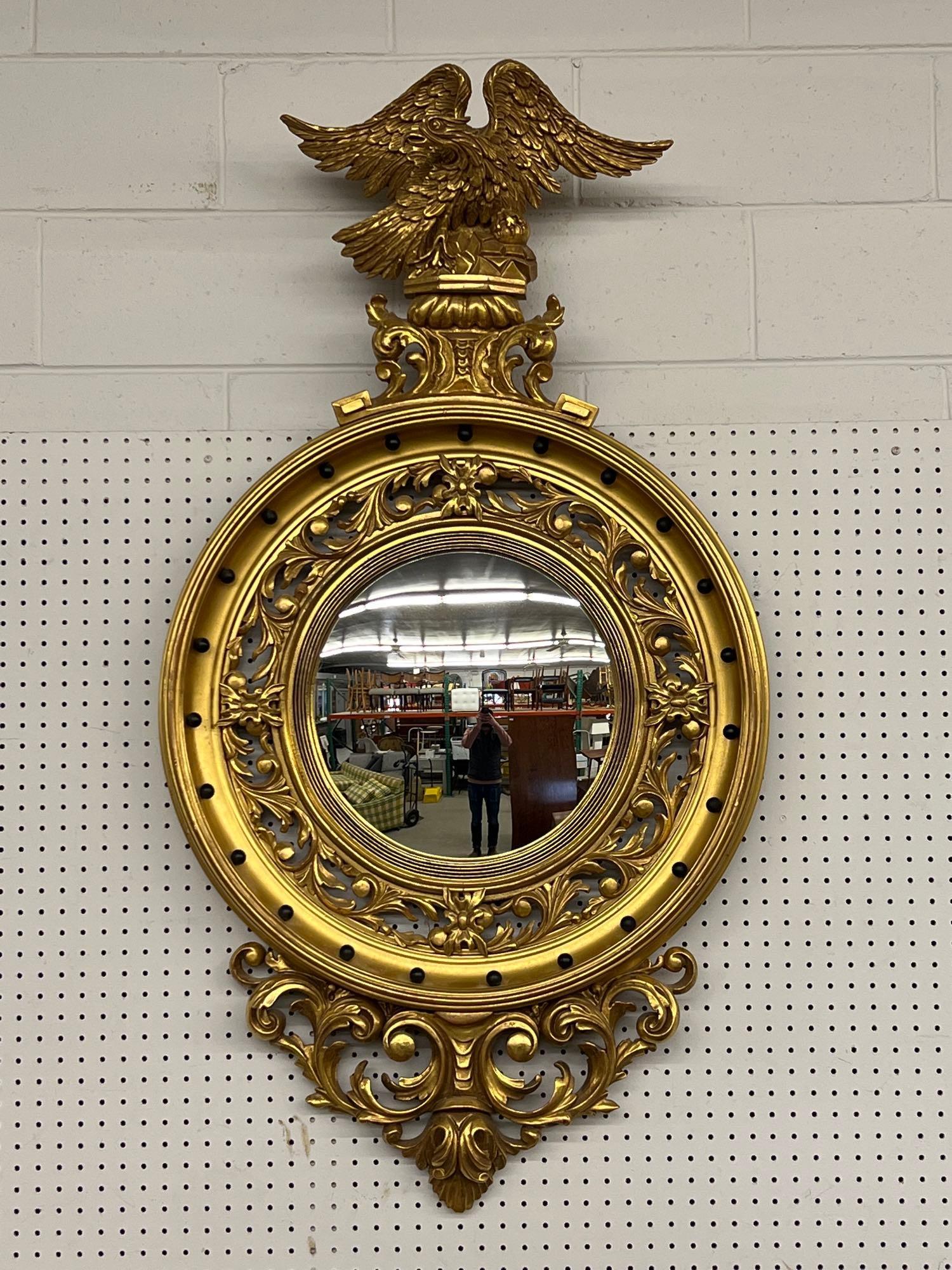 Decorator Federal-style Convex Wall Mirror (1 of 4)