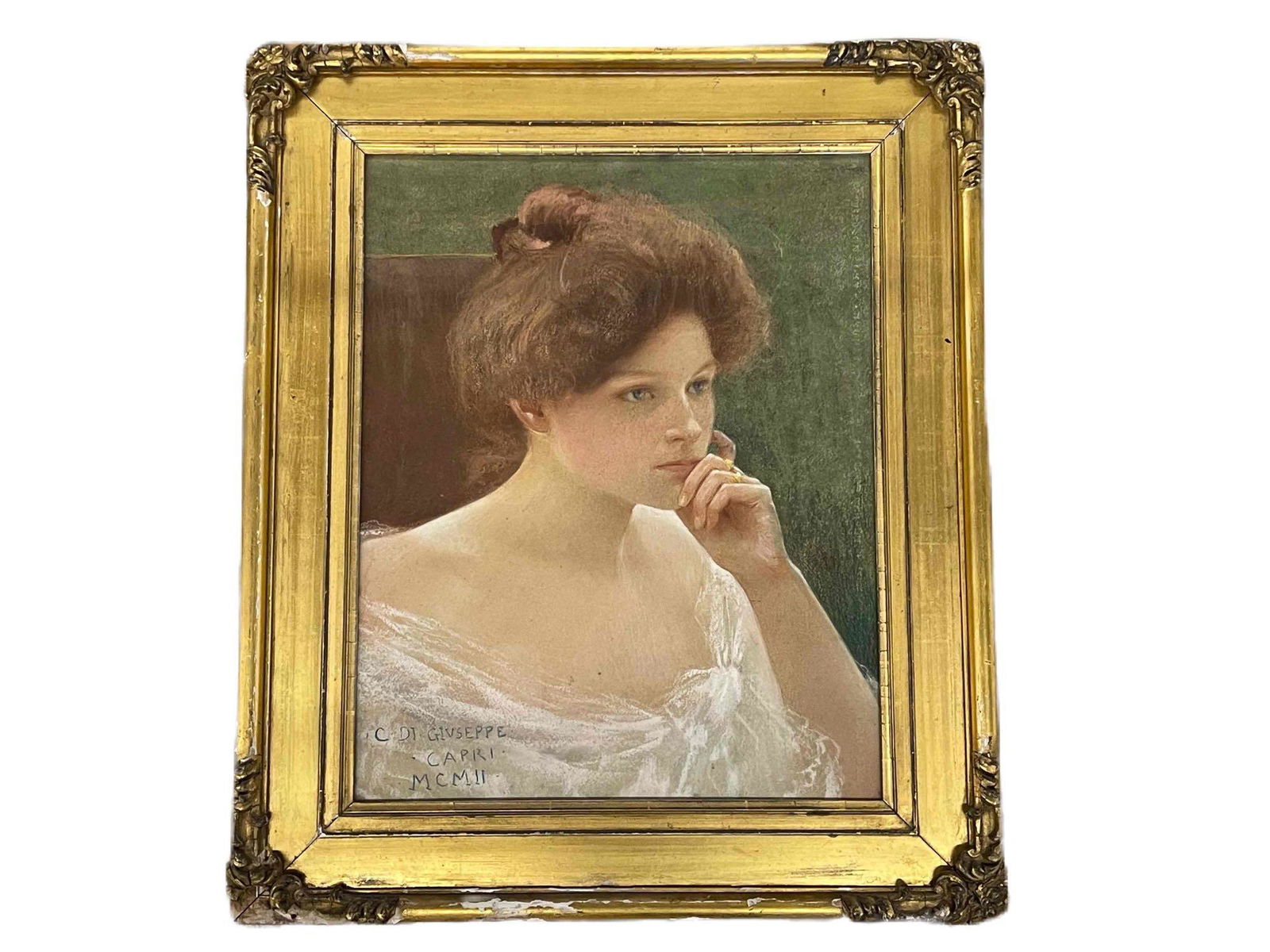 Carlo Di Giuseppe. Oil Pastel, Portrait (1 of 2)