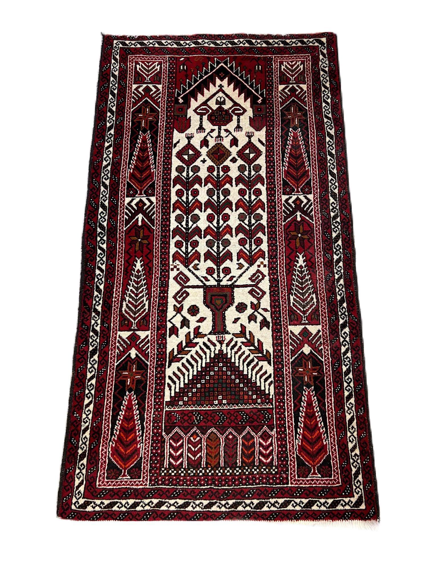 Turkish Area Carpet, 6ft x 3ft 2in (1 of 5)