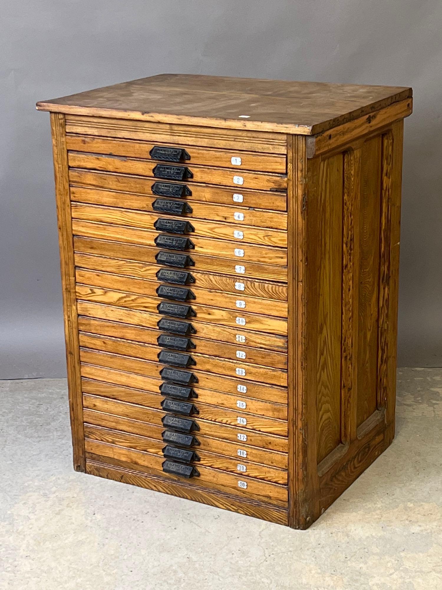 Hamilton Printer's Type Cabinet (1 of 5)